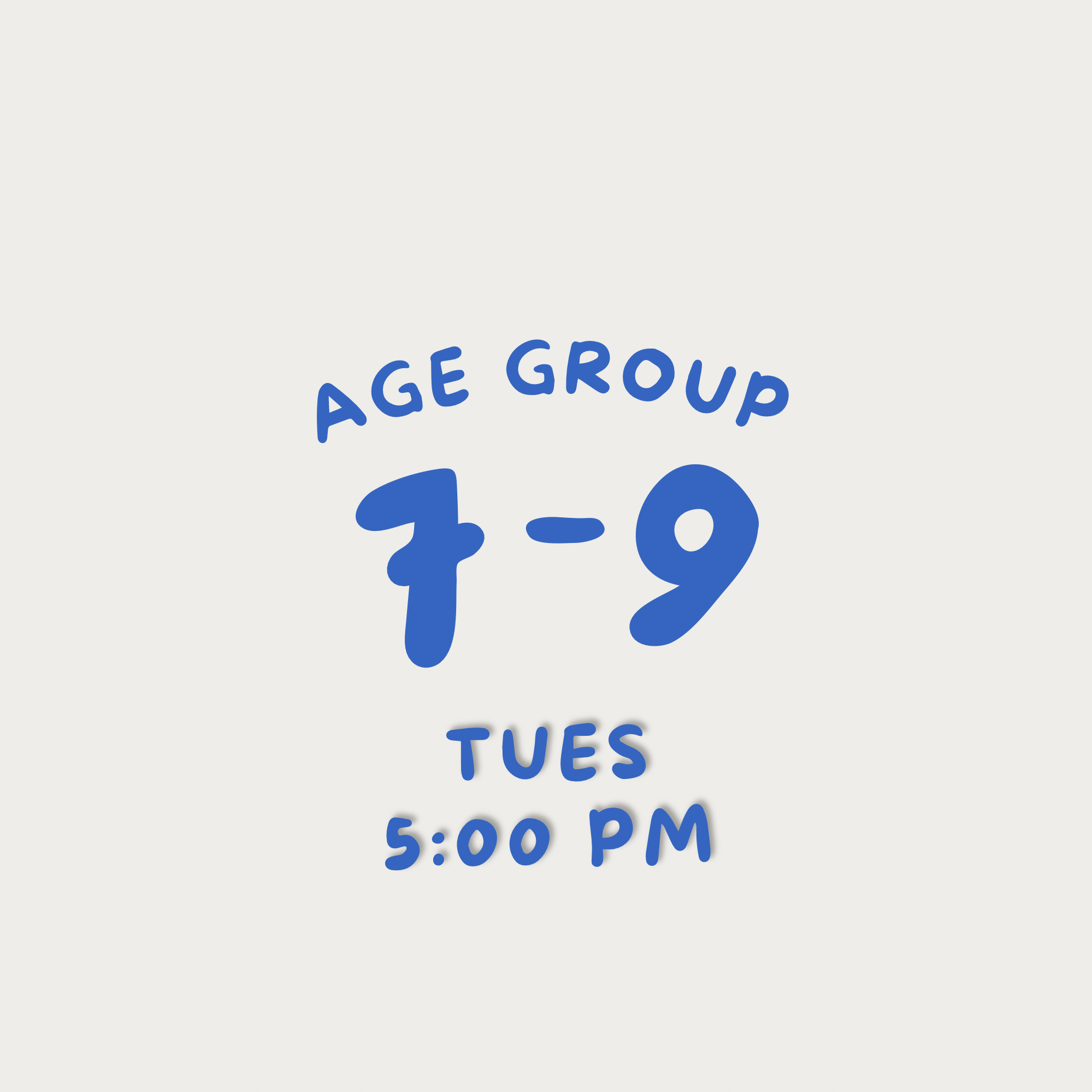 Ages 7-9 Tues.