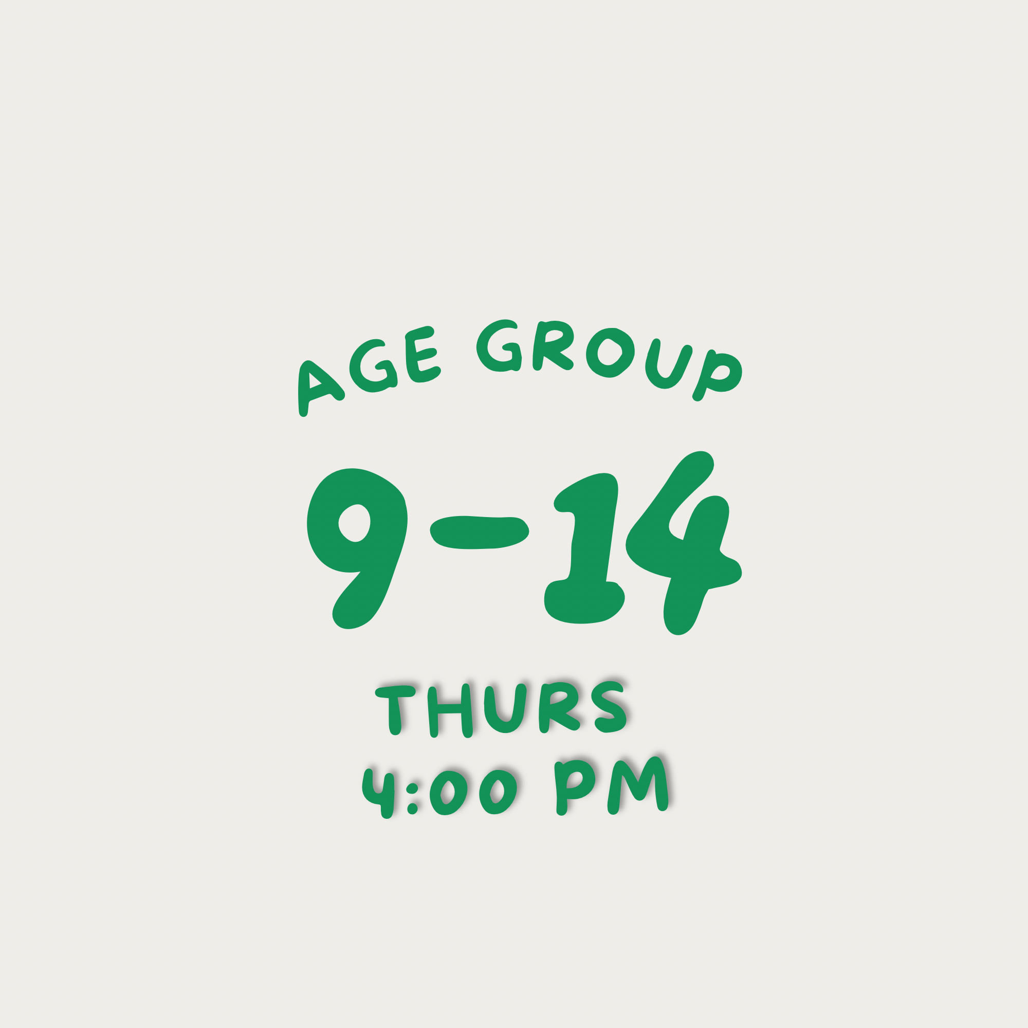 Ages 9-14 Thurs.