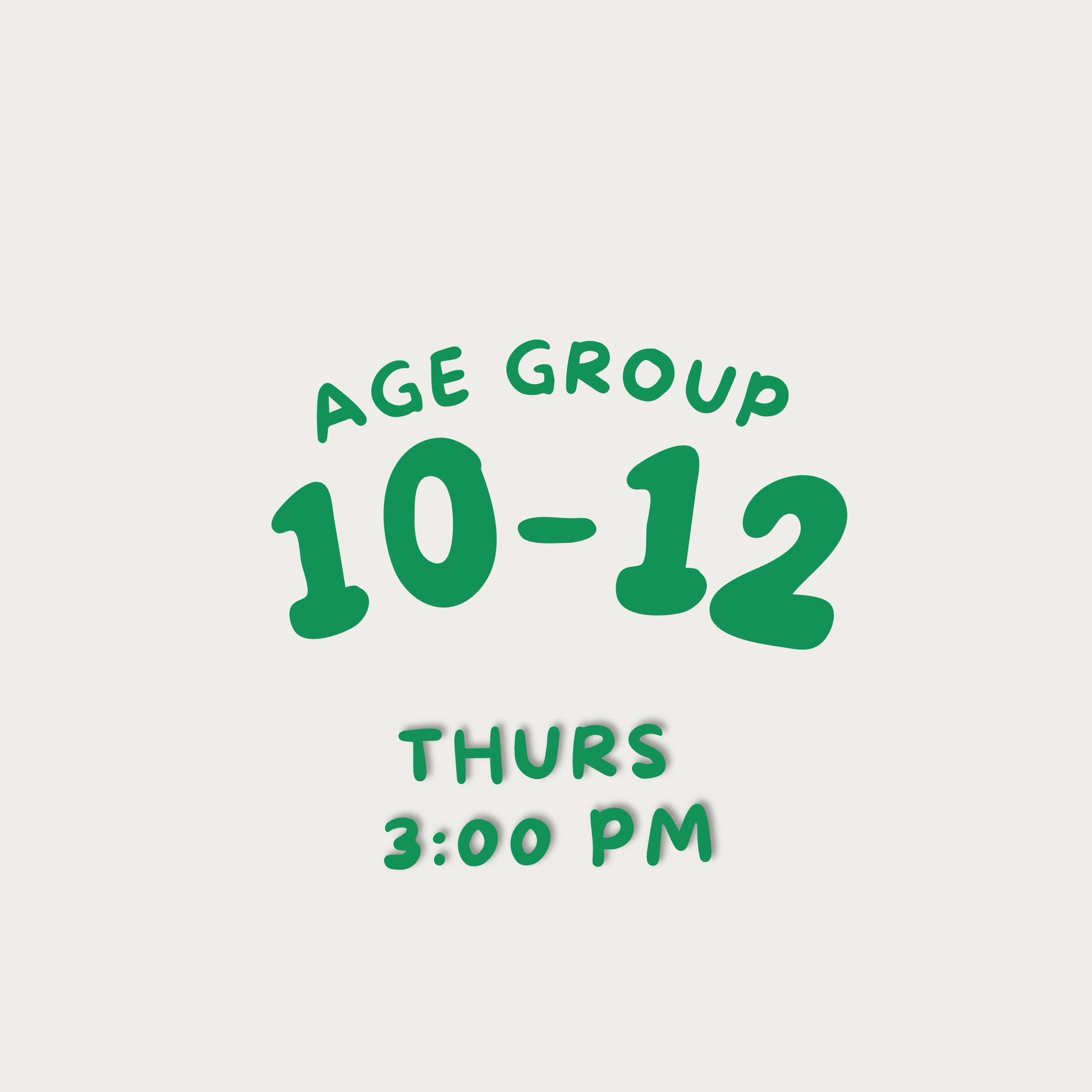 Ages 10-12 Thurs.