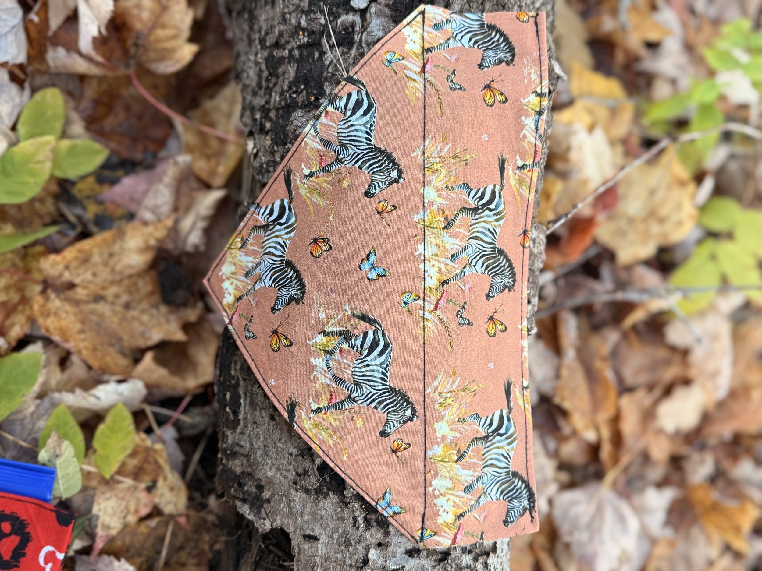 Foulard - Zèbre Brun