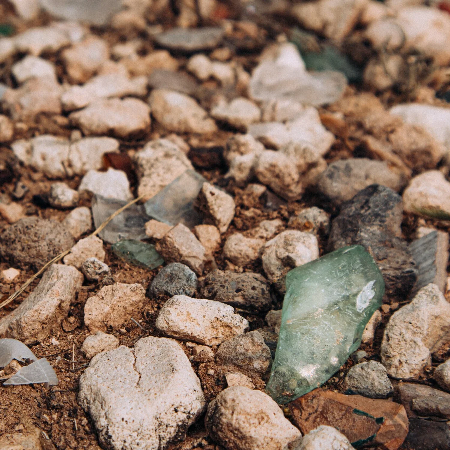 Sifting through the rubble.