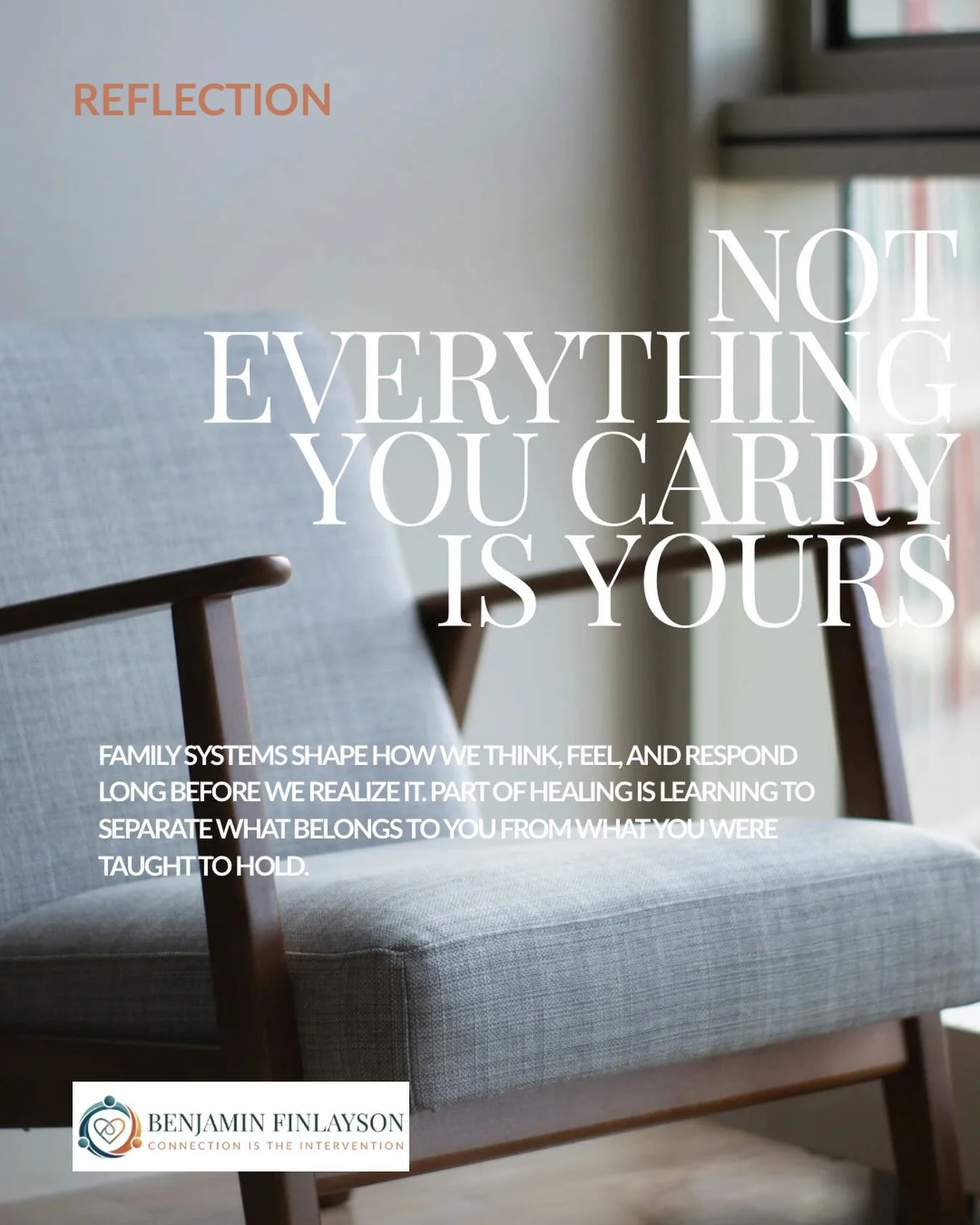 Life hands us rocks we weren&rsquo;t meant to carry. In therapy, I like to think of it as sharing the burden for a moment. Some rocks we leave behind; some we carry a bit longer. Either way, we lighten the load together.

Reflection Prompt: Which bur