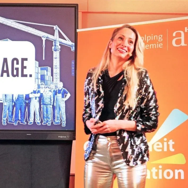 Katharina Aguilar bei Kolping in der Kuroase im Kloster