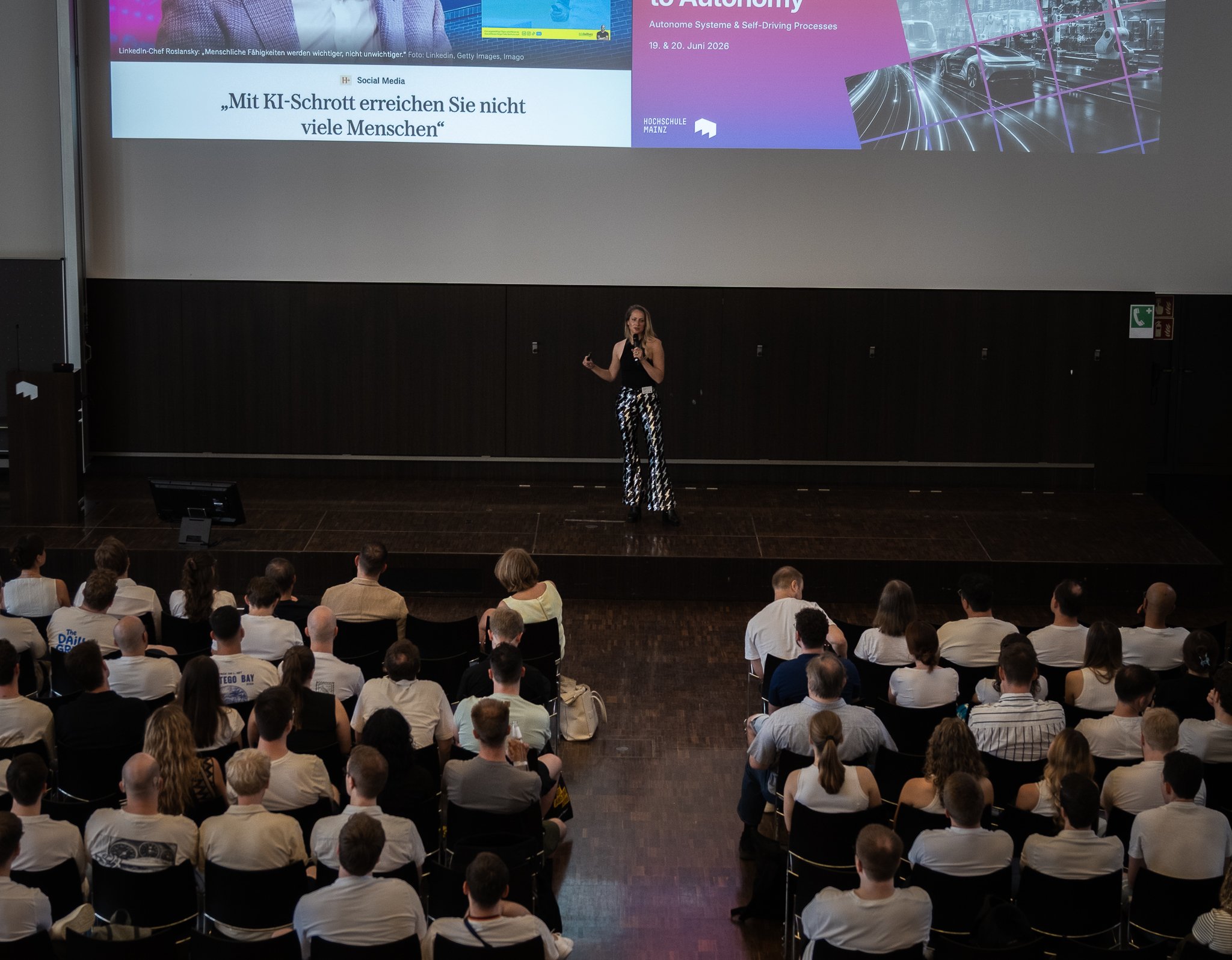 KI Keynote bei IT-Veranstaltung