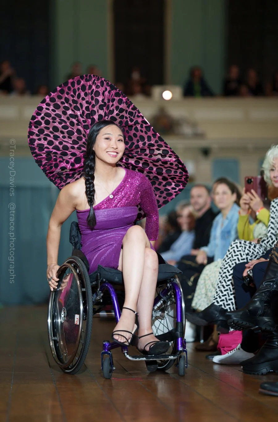 trace / Tracey Davies photography - documentary photography inclusive fashion. London Fashion Show. Bullock Inclusion Show 