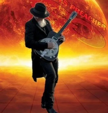 The Blues Preacher and GC logo.