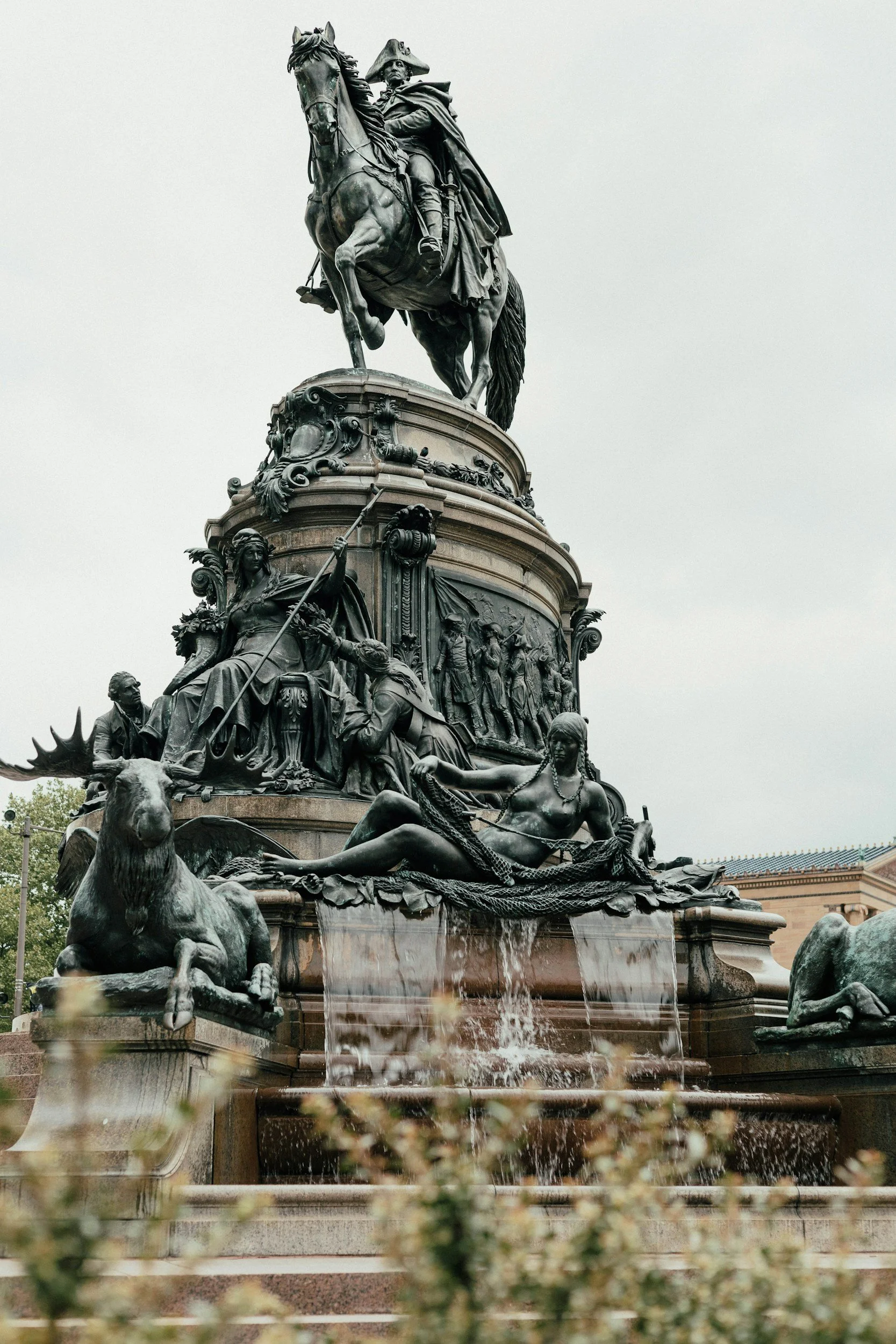 Historic statue in Fort Washington Pennsylvania representing strength, trust, and long term financial planning guidance