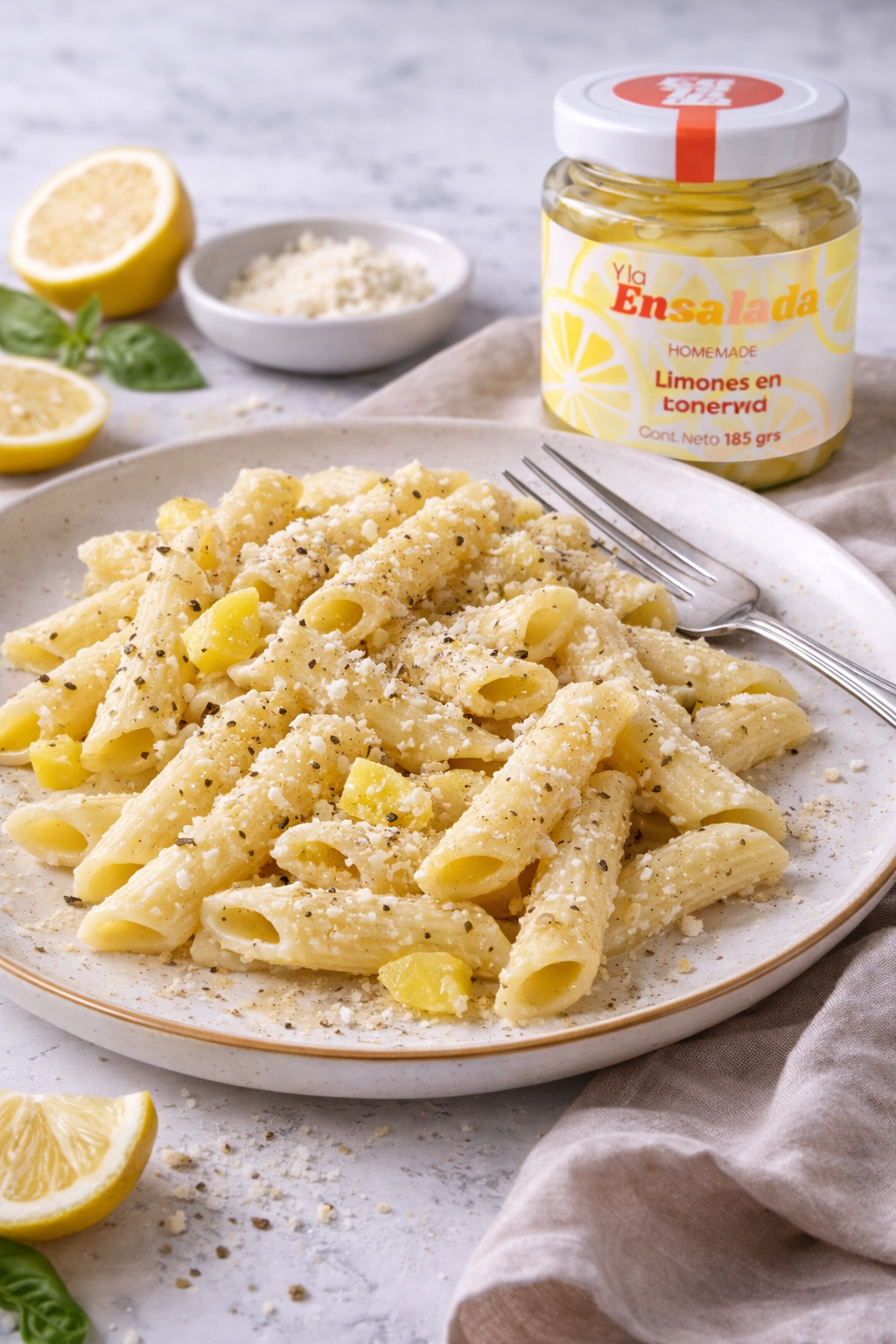Pasta al limón en 10 minutos