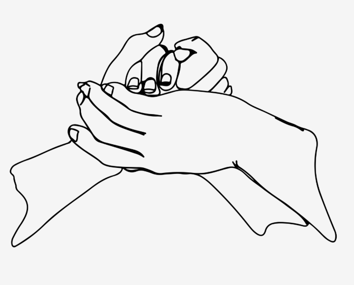 Team hands together representing collaborative partnerships to improve learning, leadership and organisational outcomes