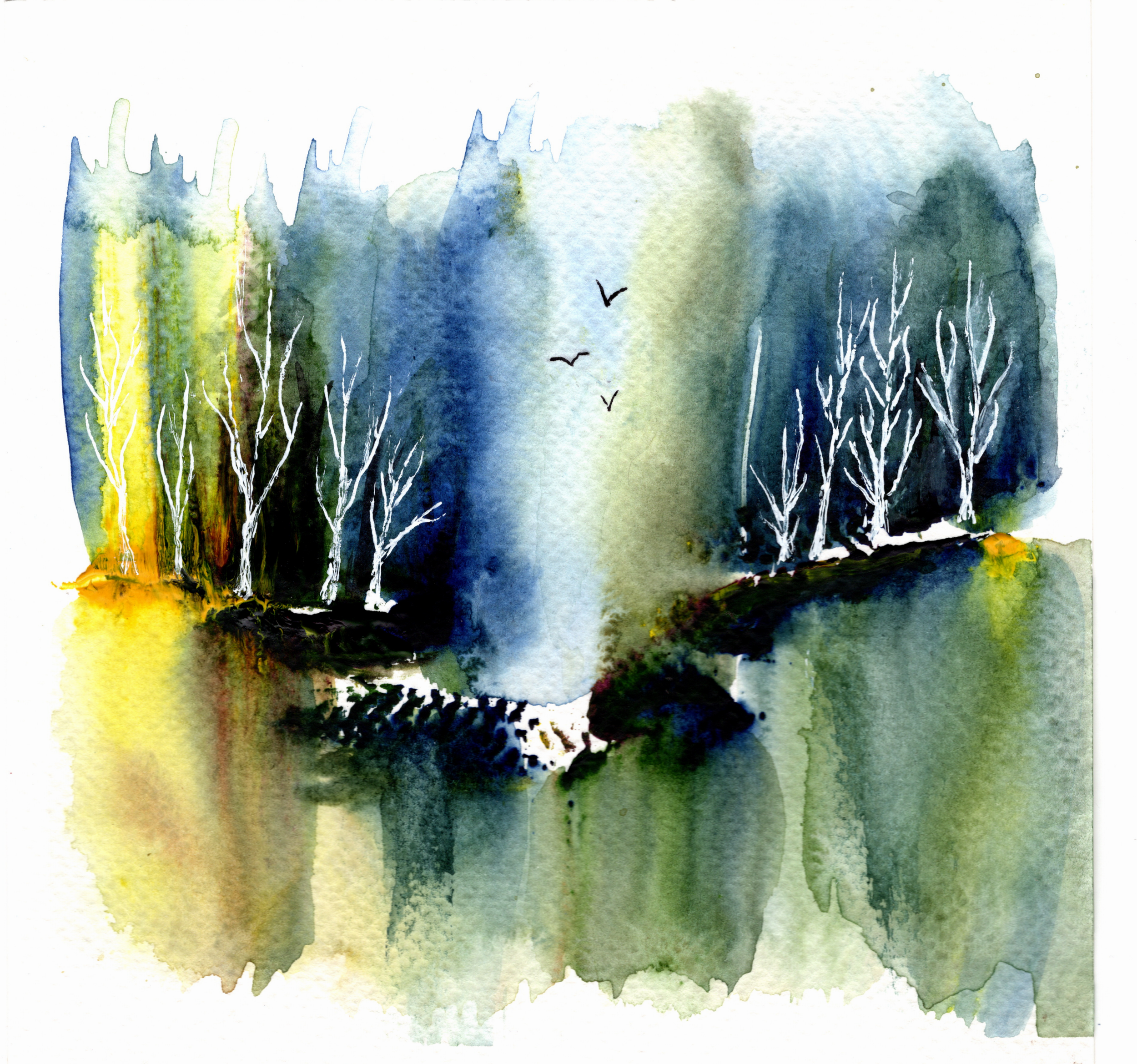 The Space Between - 5"x5"
