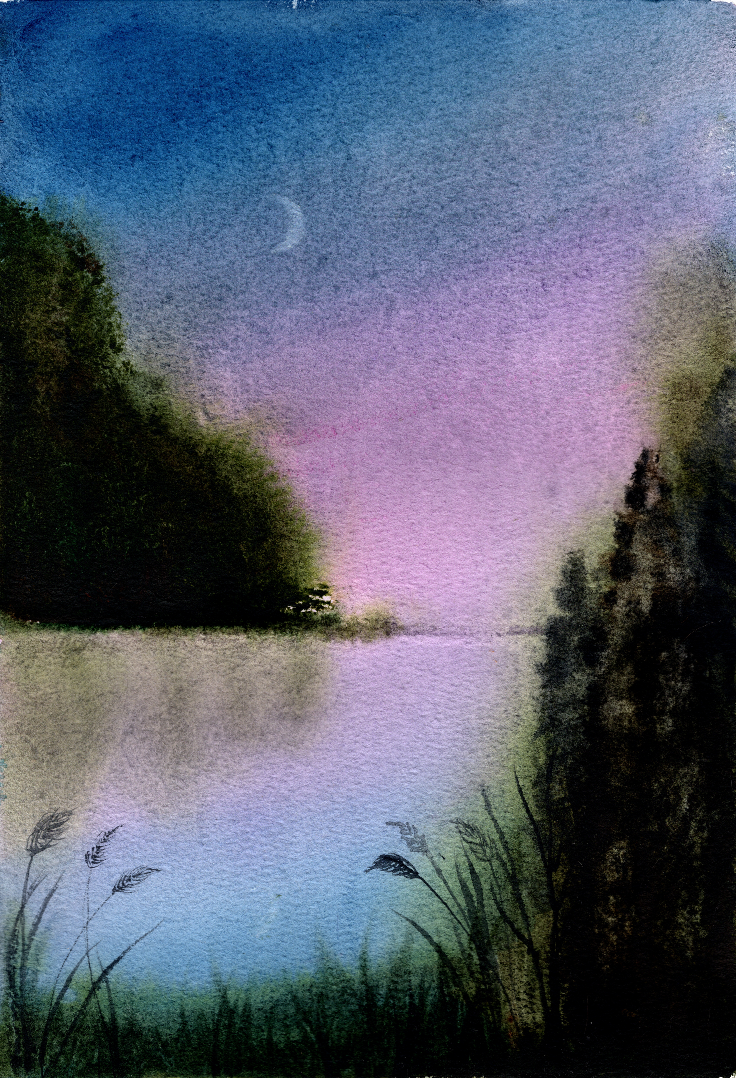 When Light Grows Quiet - 7"x10"