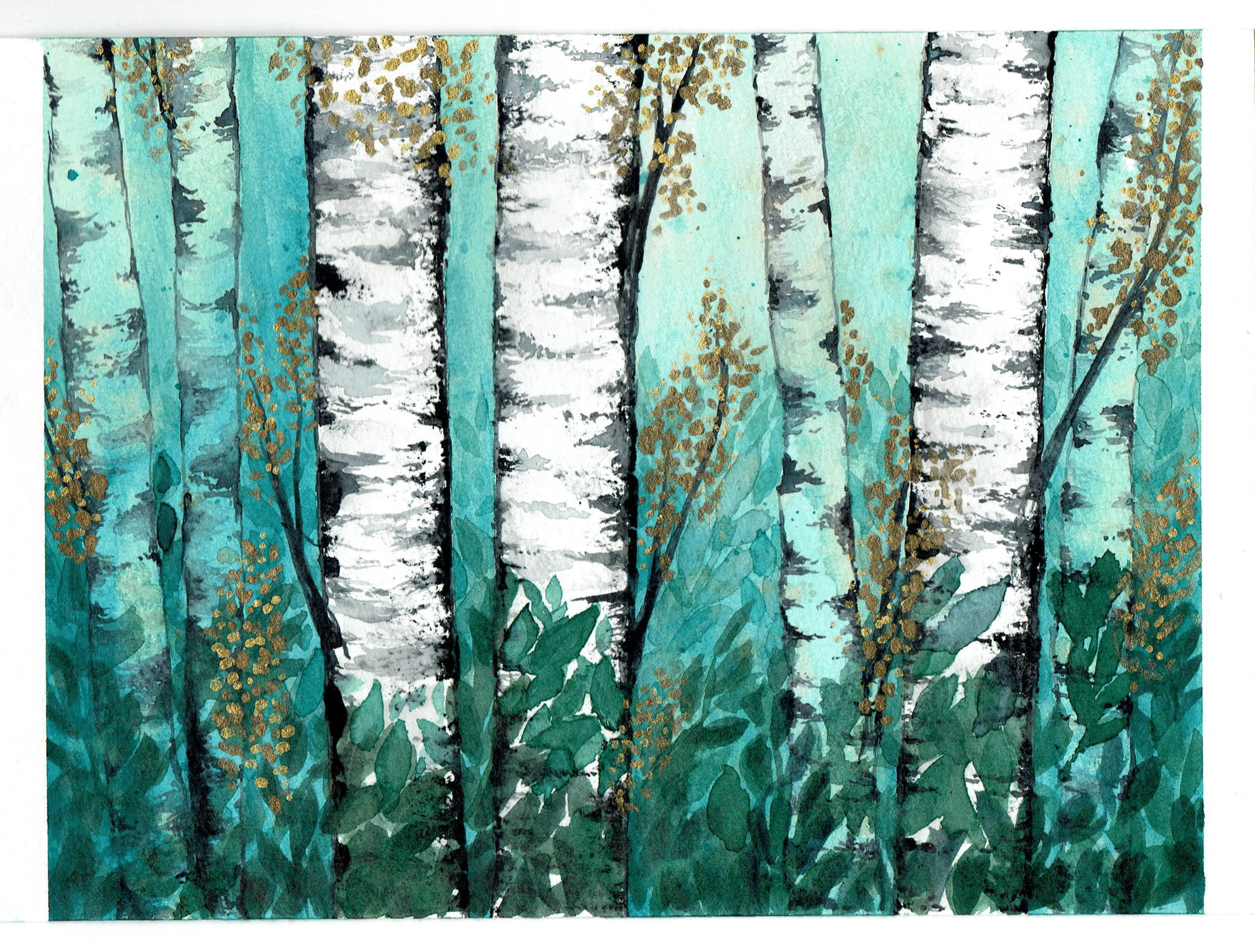 The Quiet Grove - 10"x8"