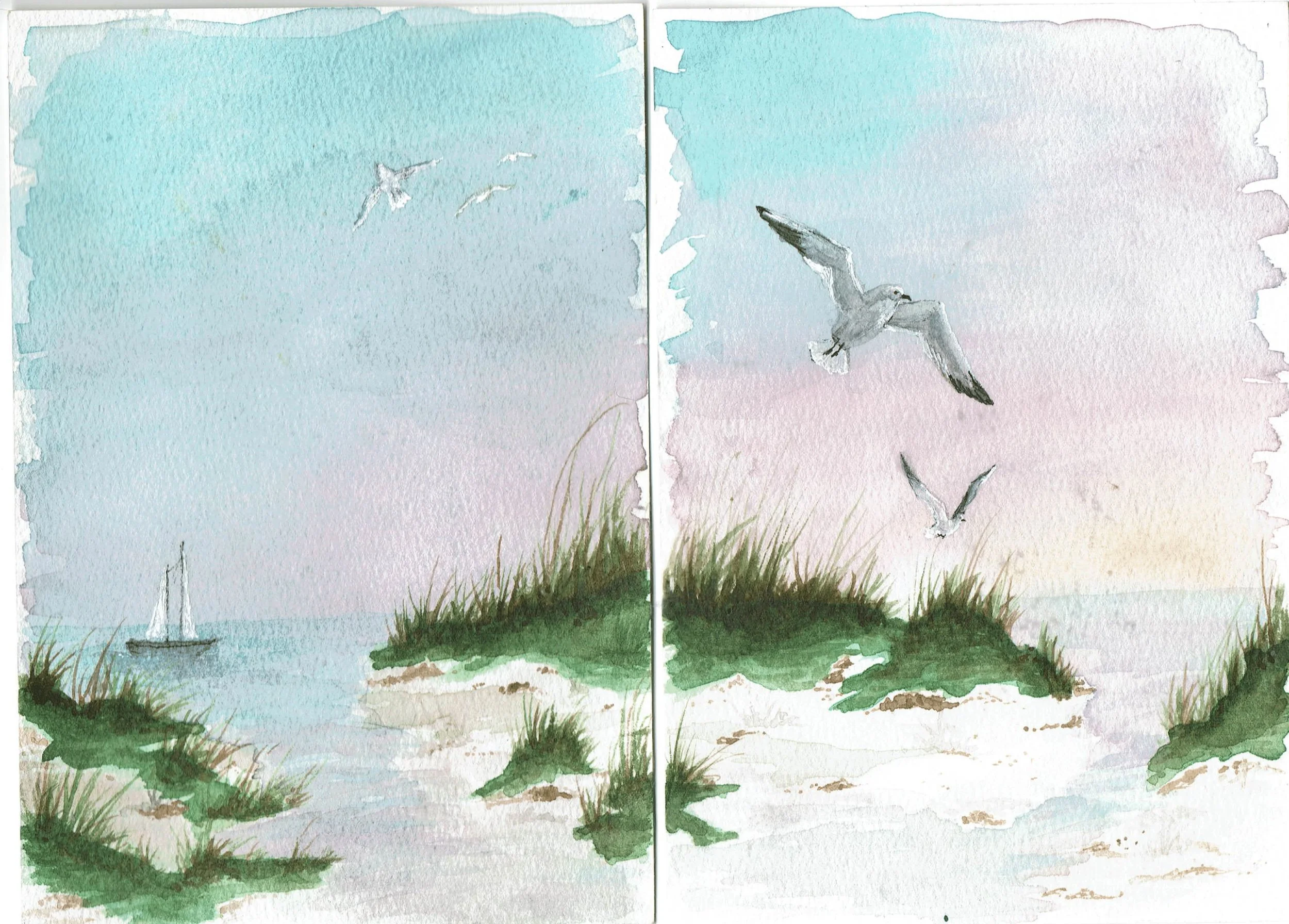 Soar   2 piece 5x7 set - Prints Available