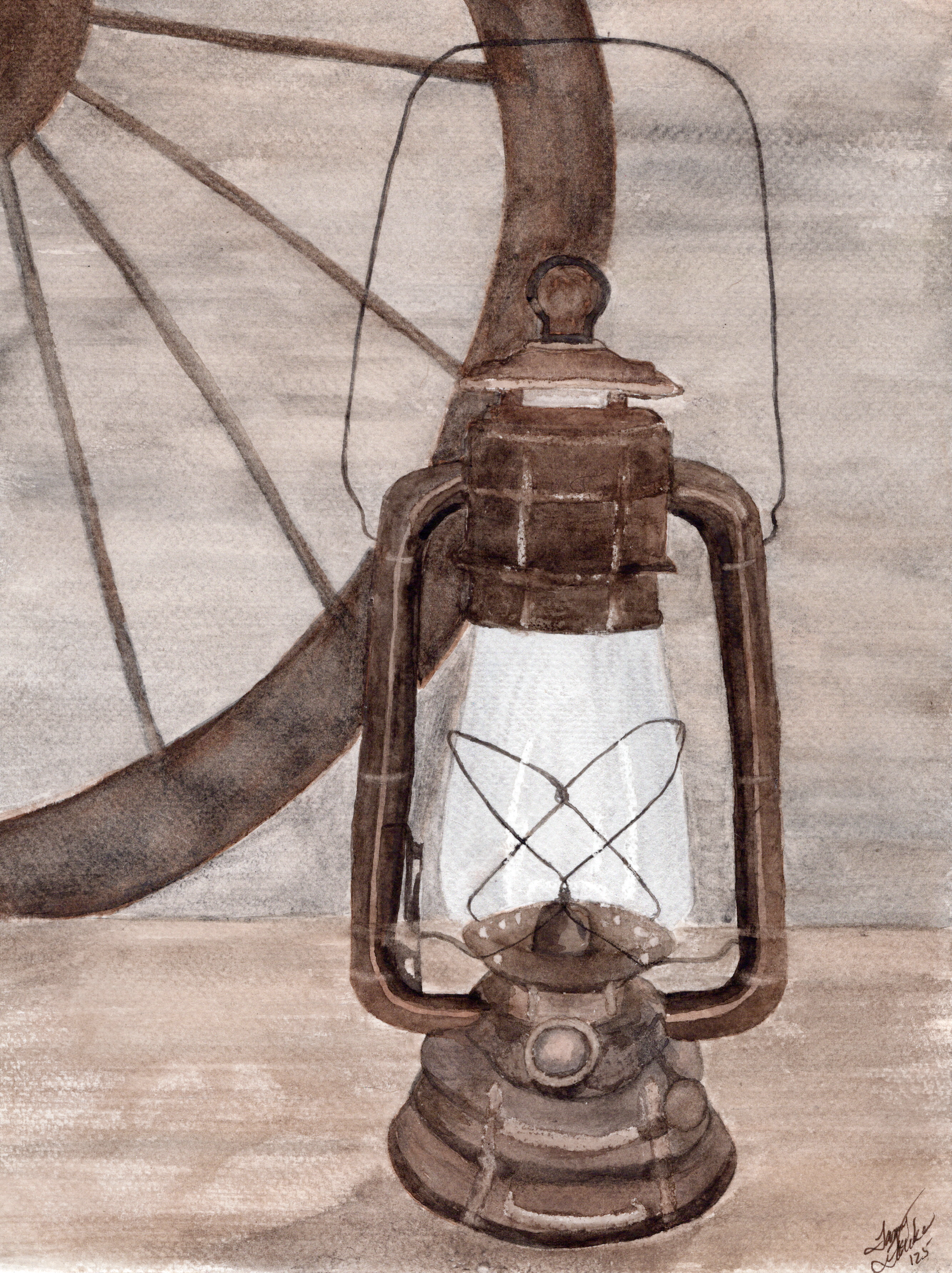 Times Gone By - 9x12 