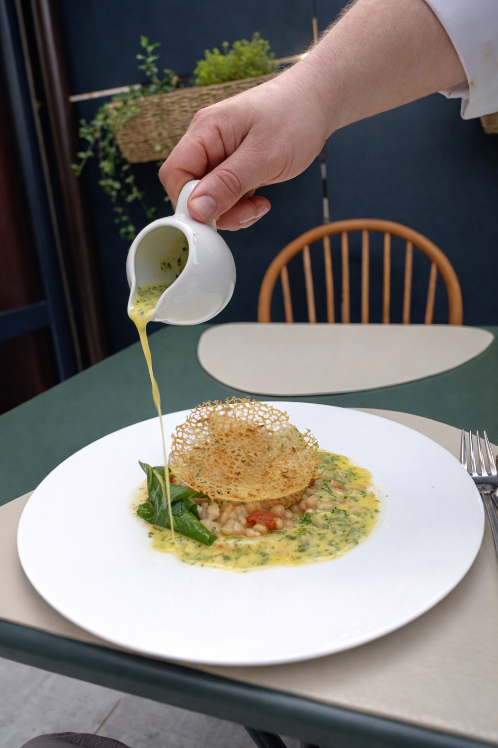 Service de sauce sur un plat raffiné.png