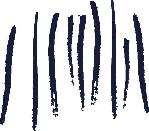 Geometric drawing of an outline square with sections divided by vertical, horizontal, and diagonal lines.