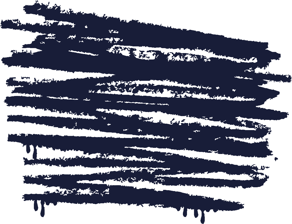 Geometric drawing of an outline square with sections divided by vertical, horizontal, and half circle lines.
