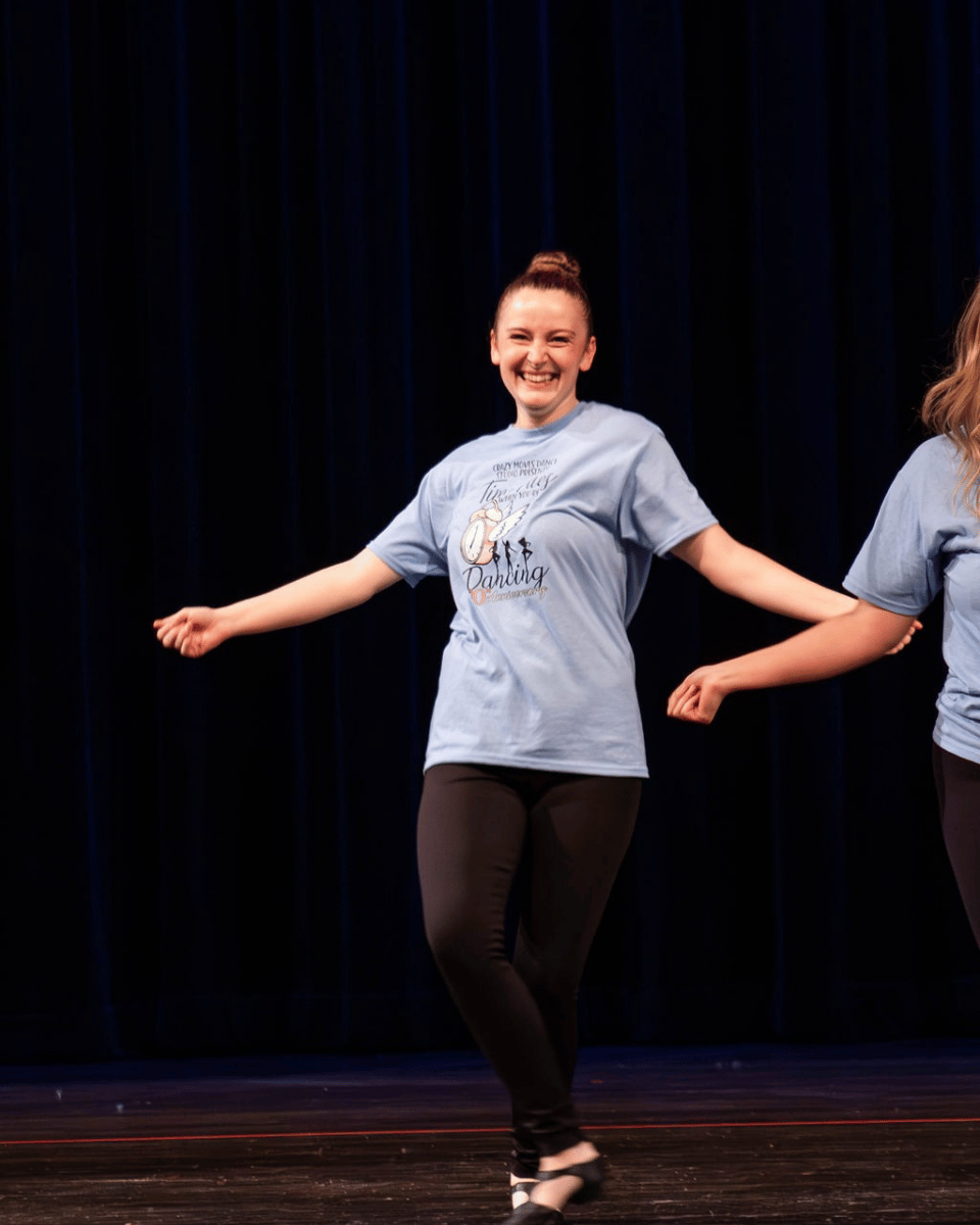 Dancer performing in annual recital