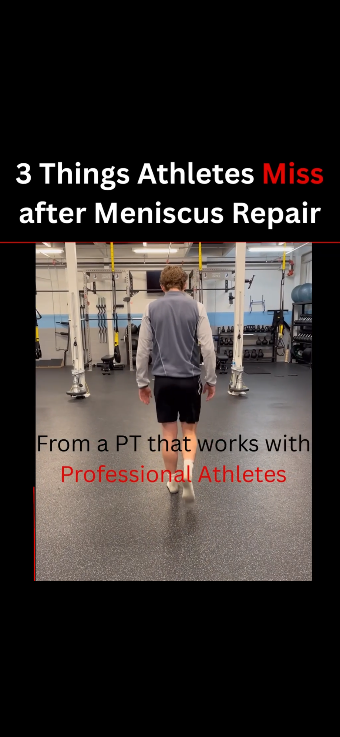 Meniscus Repair Recovery: 3 Key Priorities Athletes Must Focus on After Surgery