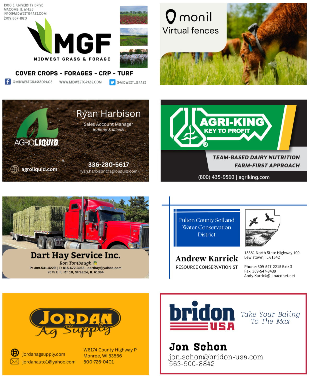 collection of sponsors