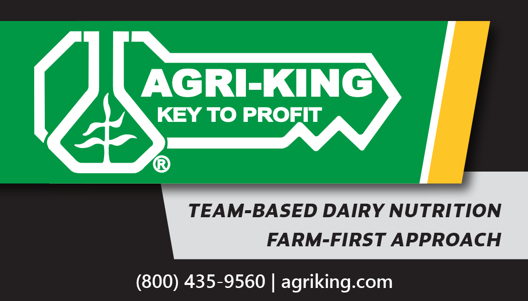 Agri-king logo with Team-Based Dairy Nutrition Farm-First approach