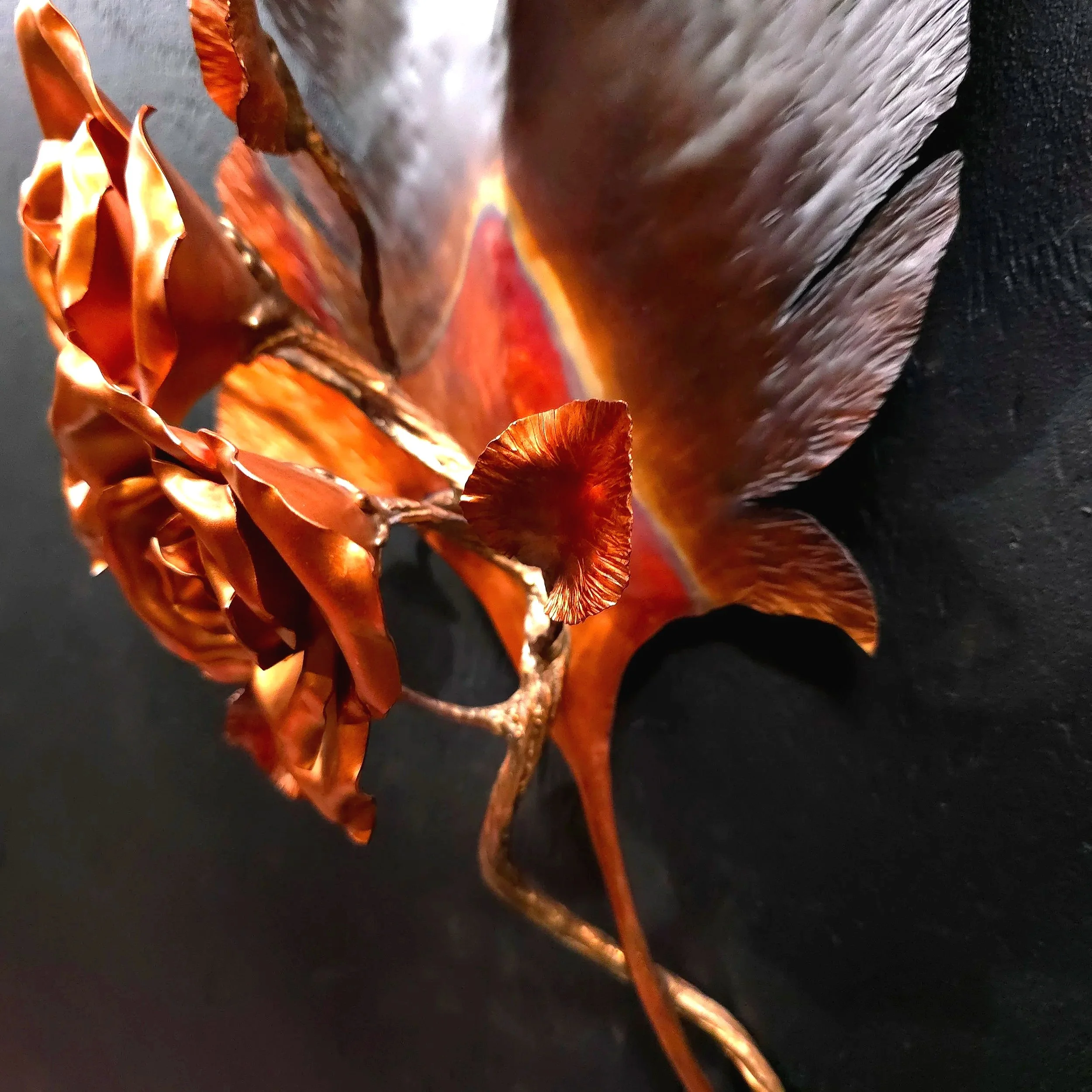 custom-finish-eagle-feather-memorial-with-roses