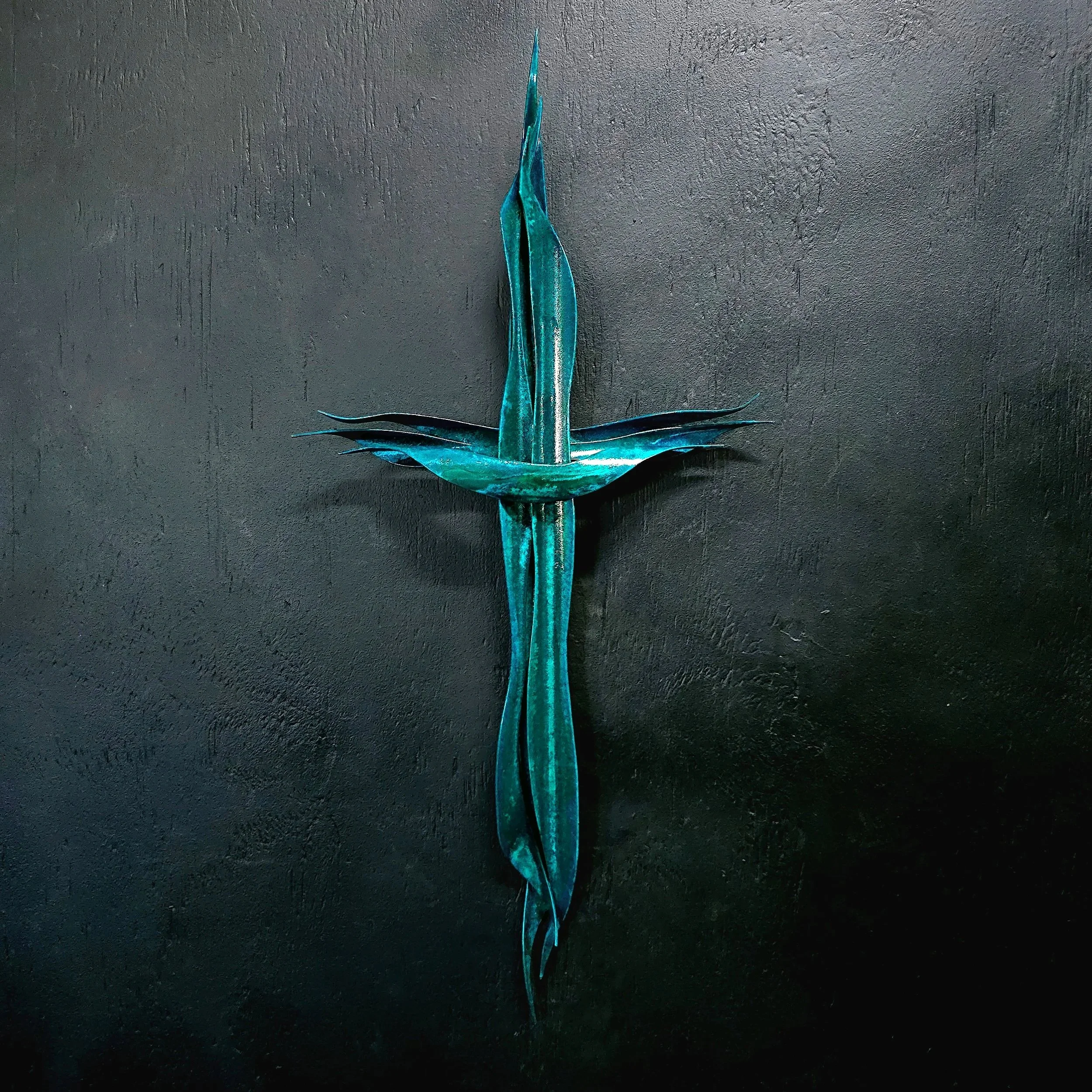 copper-cross-patina-finish-front