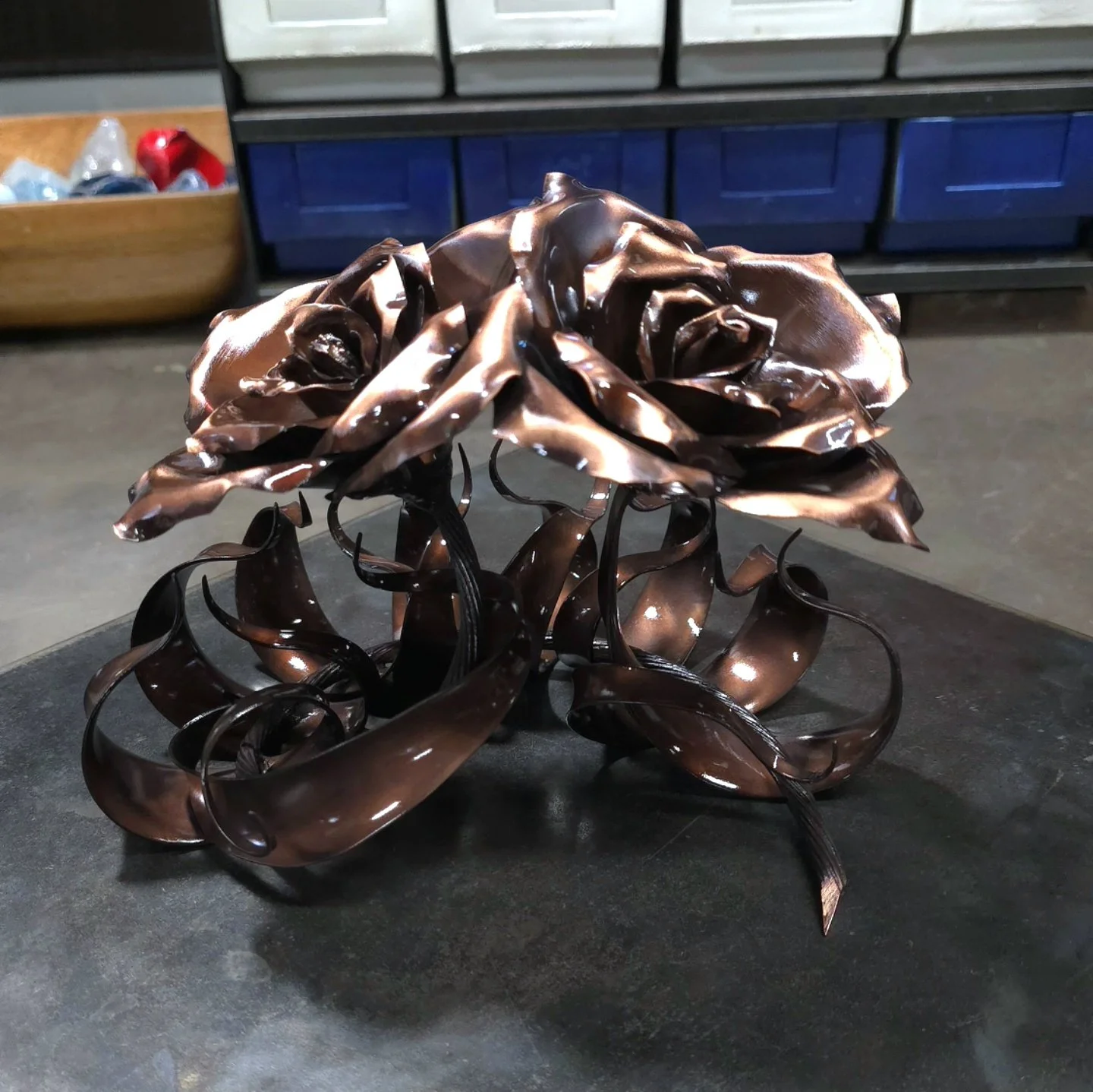 Eternal Copper Roses #.1763