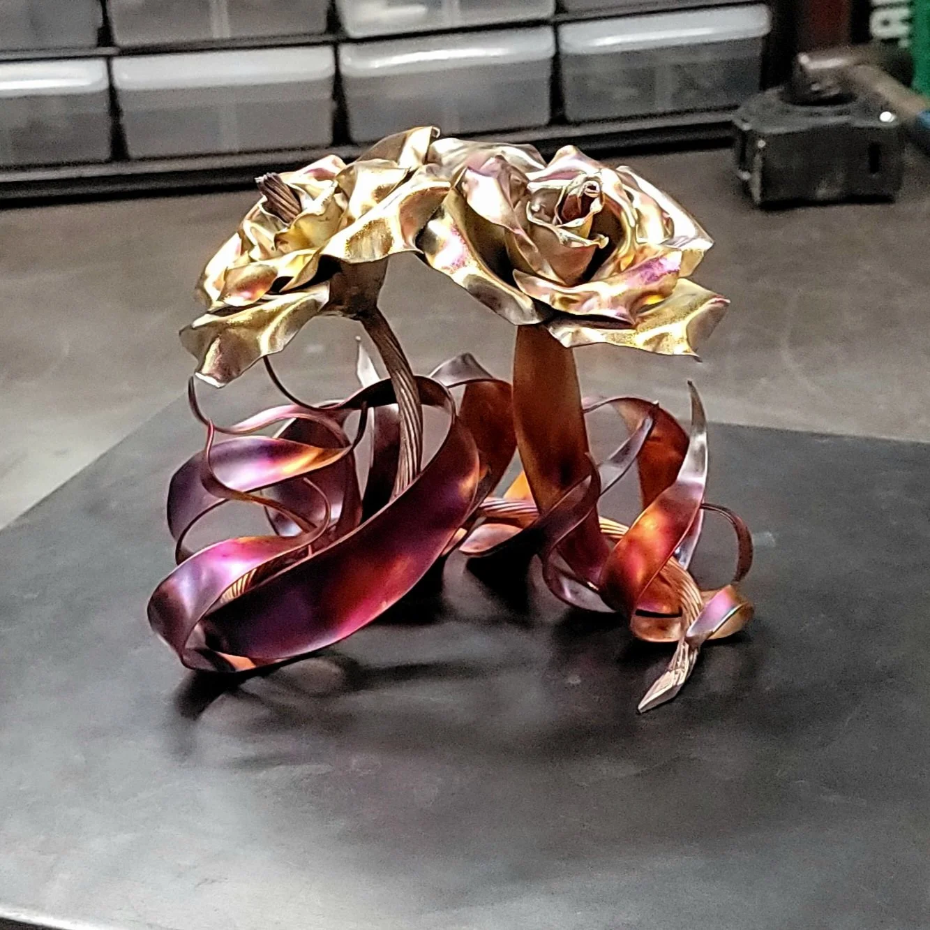 Eternal Copper Roses #.1763