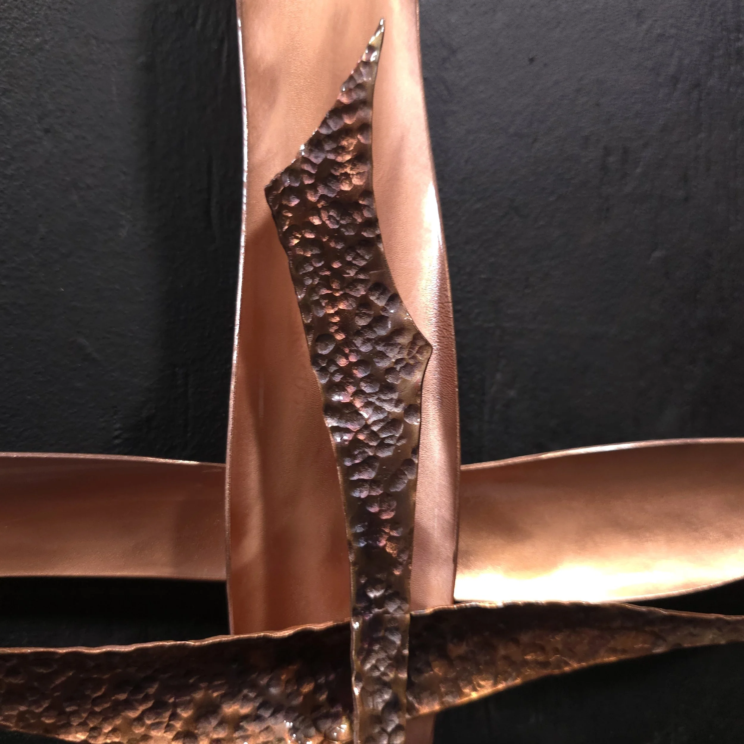 copper-cross-hand-hammered-front-top-close