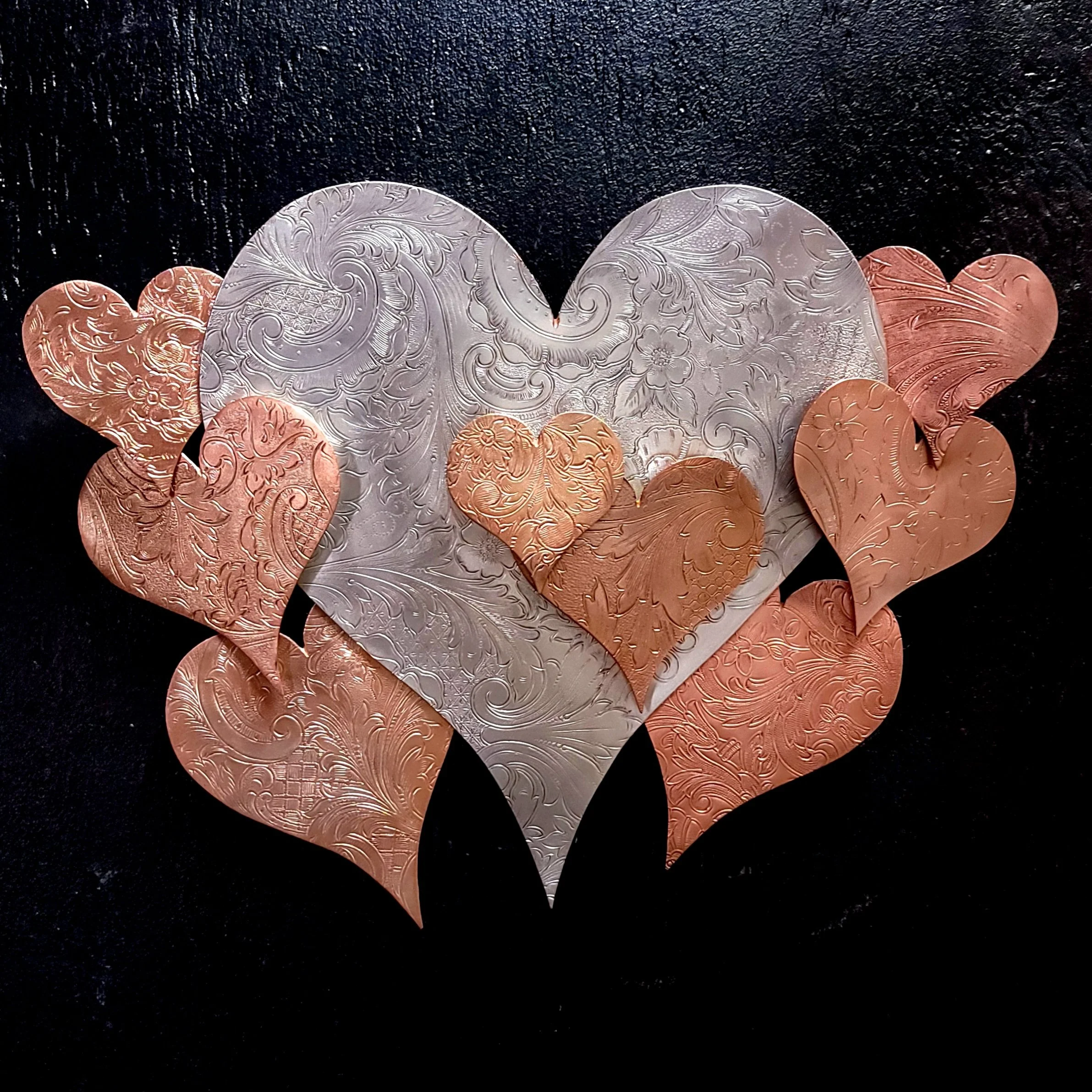 Silver-Plated Heart Cloud #.1575