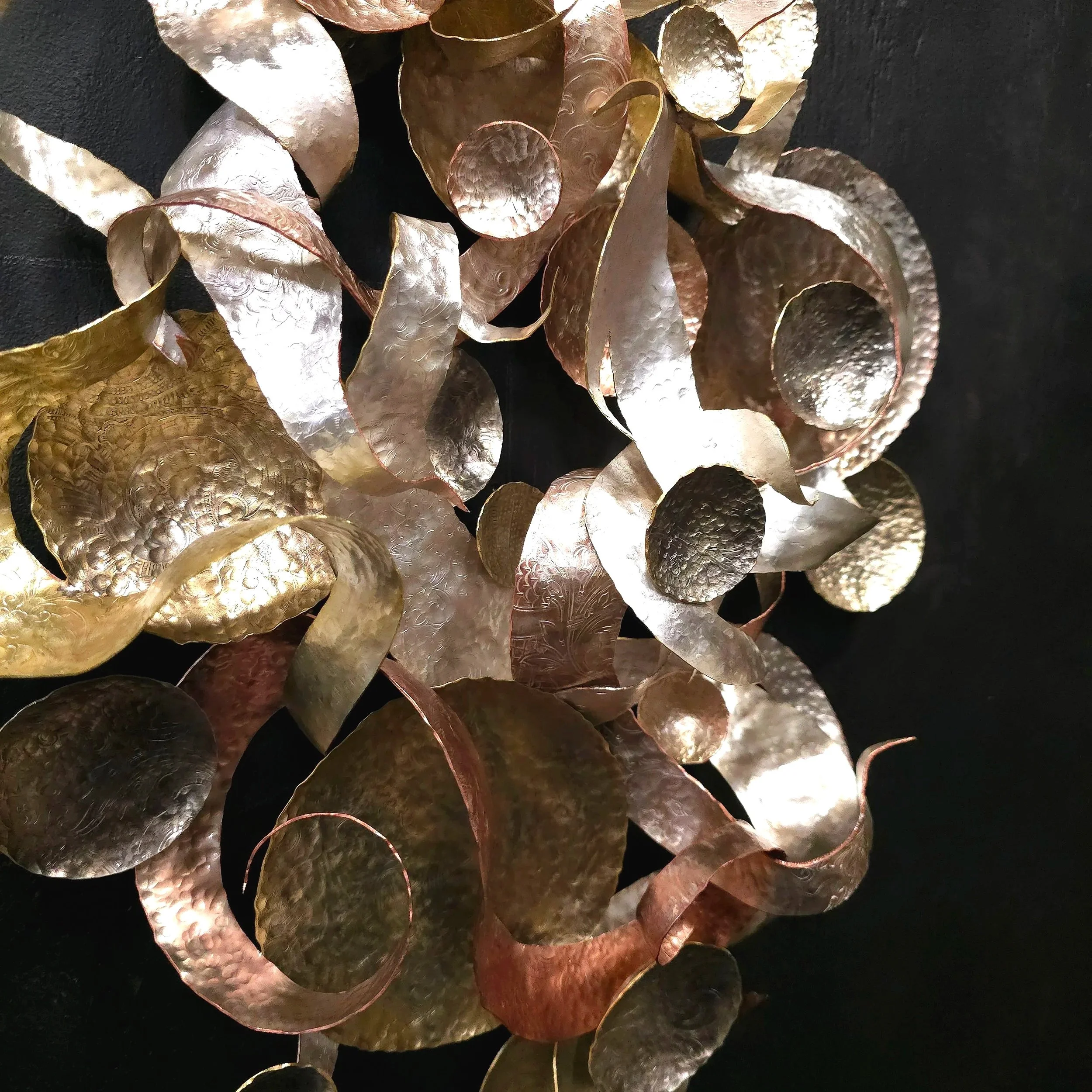 effervescence-silver-plated-metal-wall-art-left