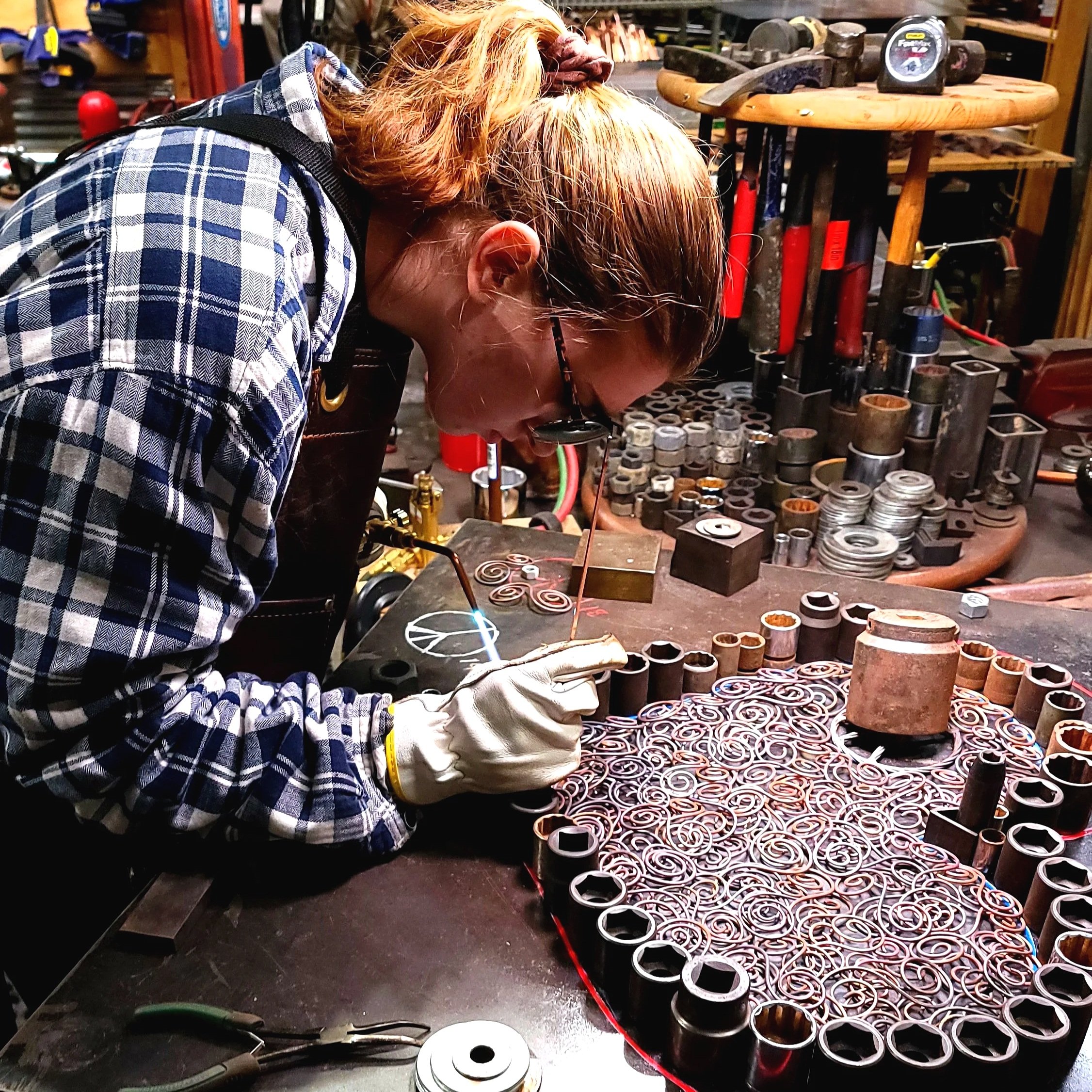 copper-coil-peace-sign-heart-work-in-progress-cierra