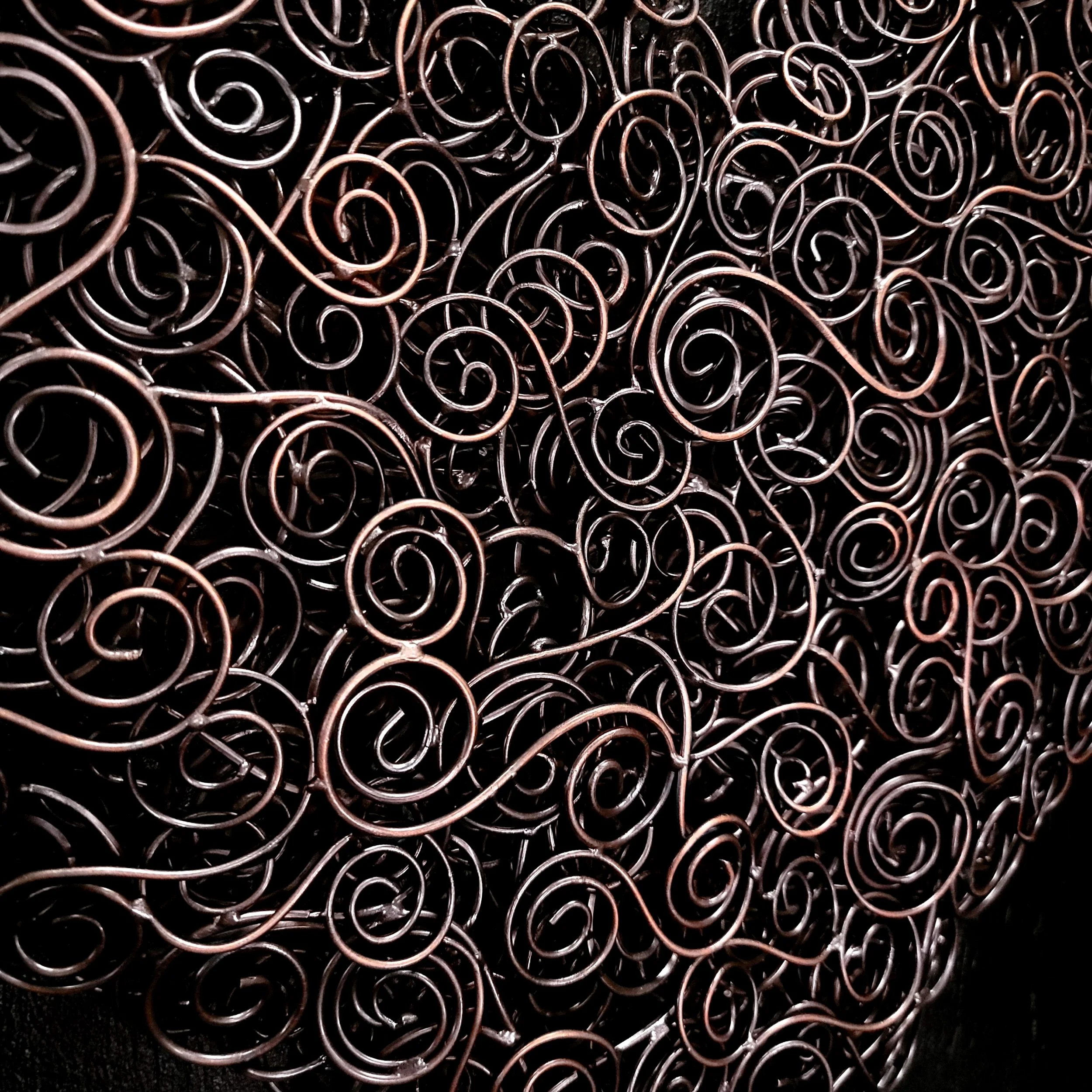 Full of Love Copper Coil Heart #.1060