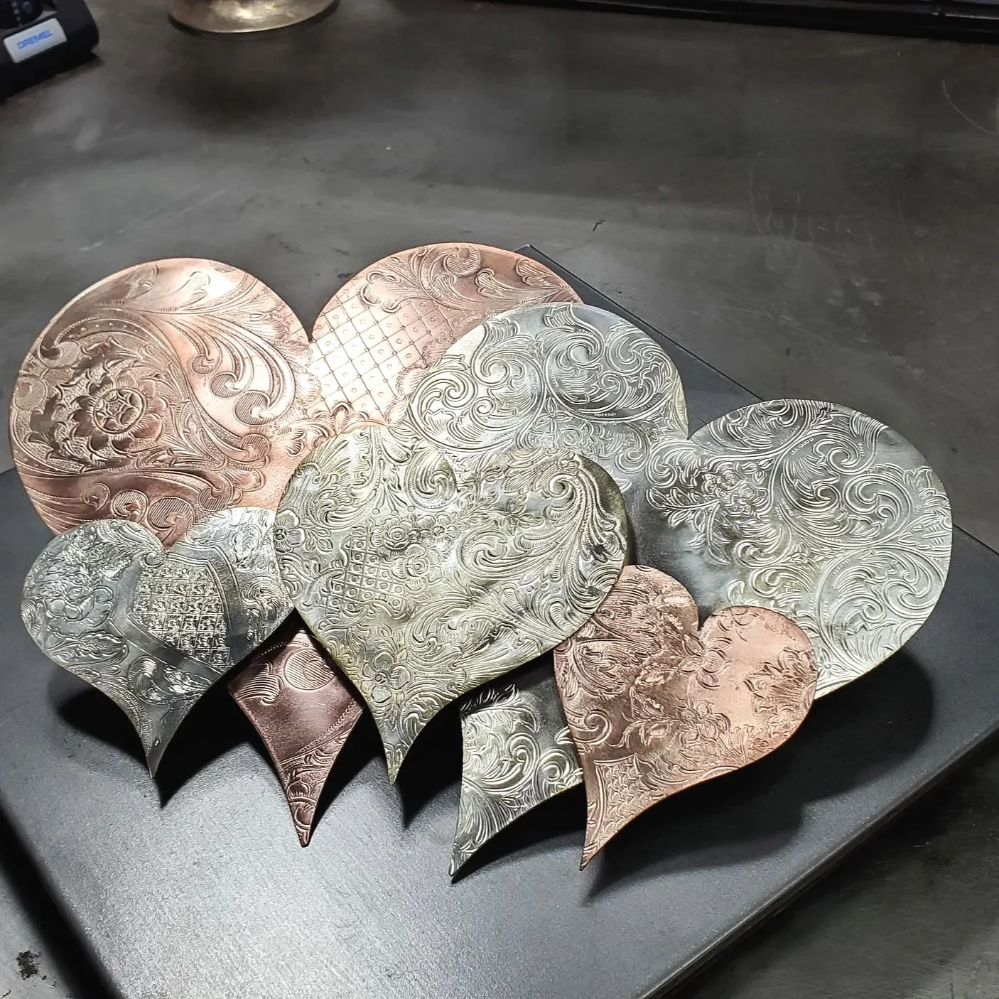 Silver-Plated Heart Cloud #.1581