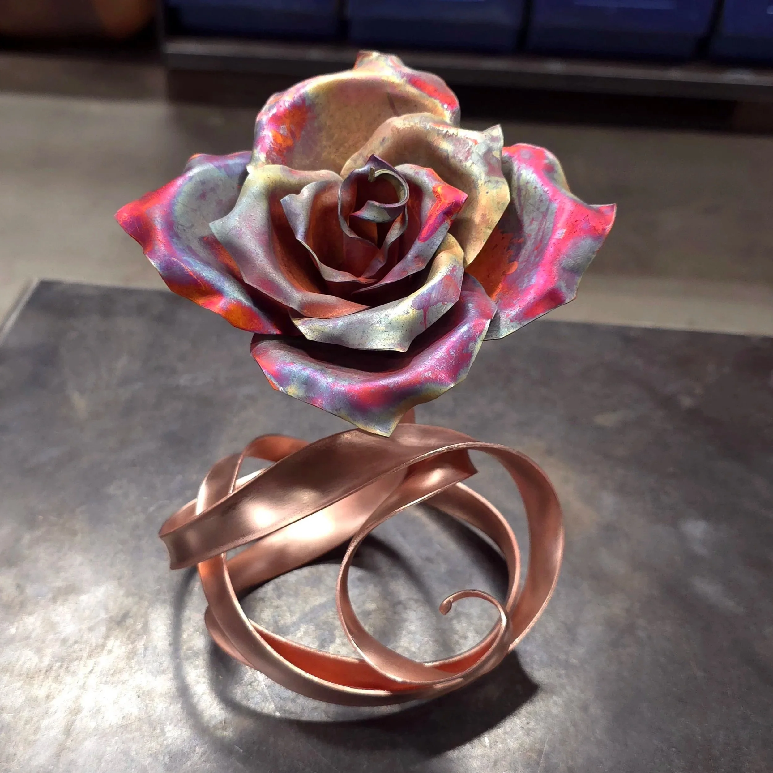 Ribbon of Love Copper Rose #.1687