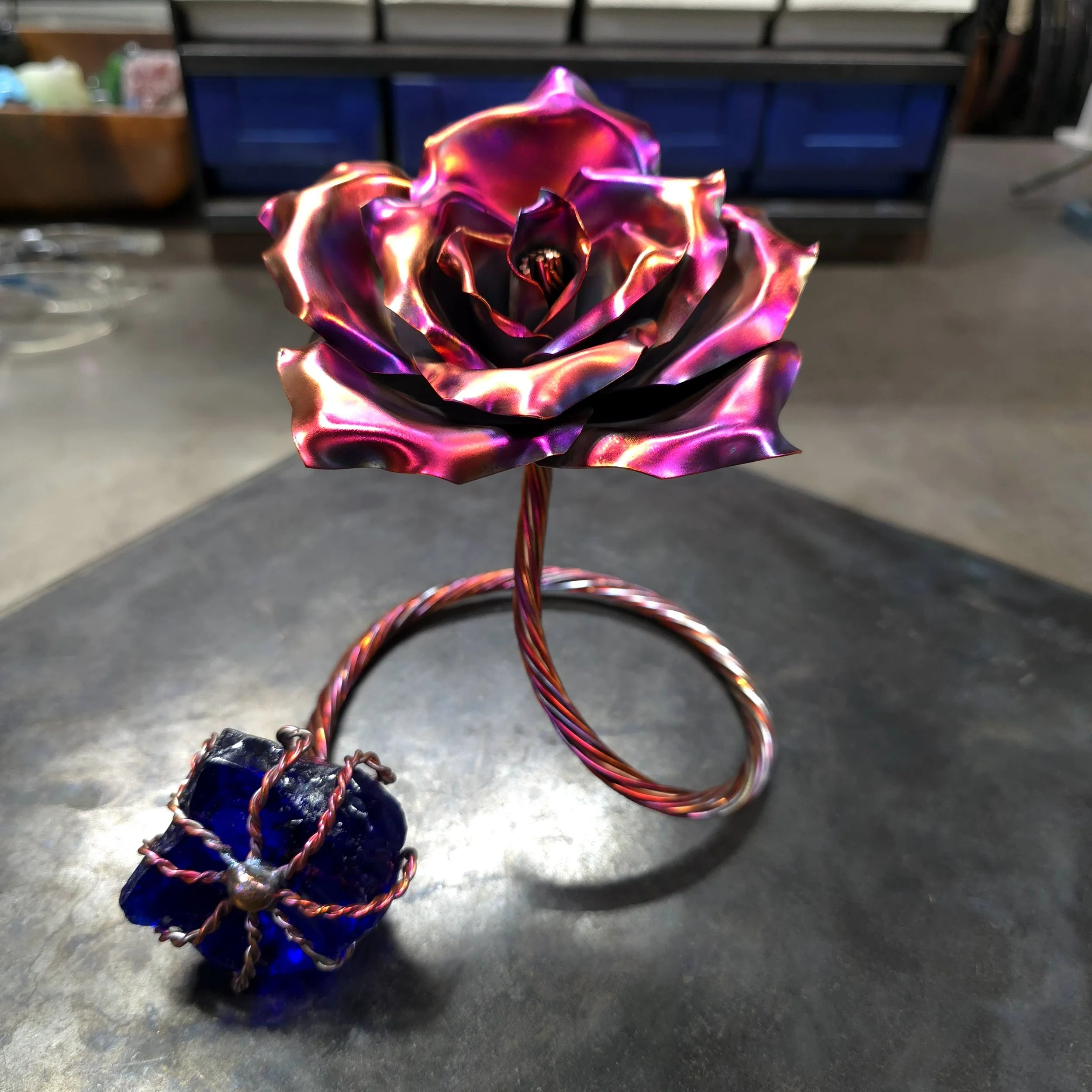 Infinity Copper and Crystal Rose #.1989