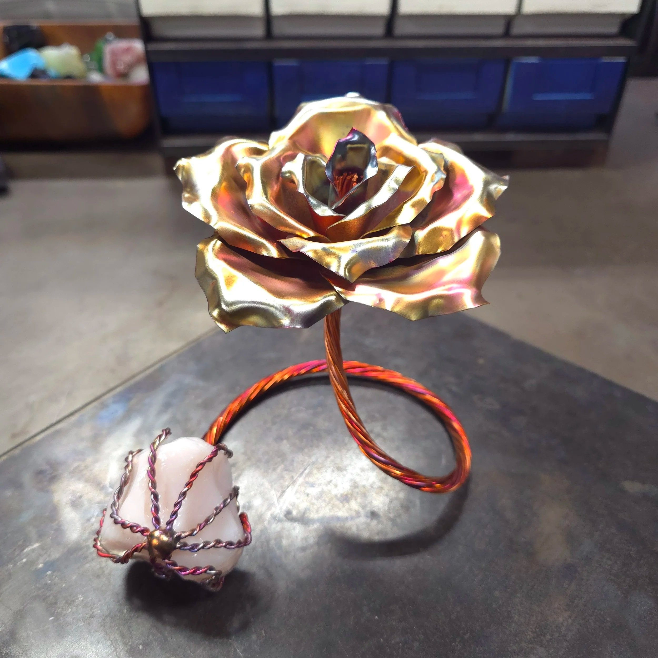 Infinity Copper and Crystal Rose #.1989