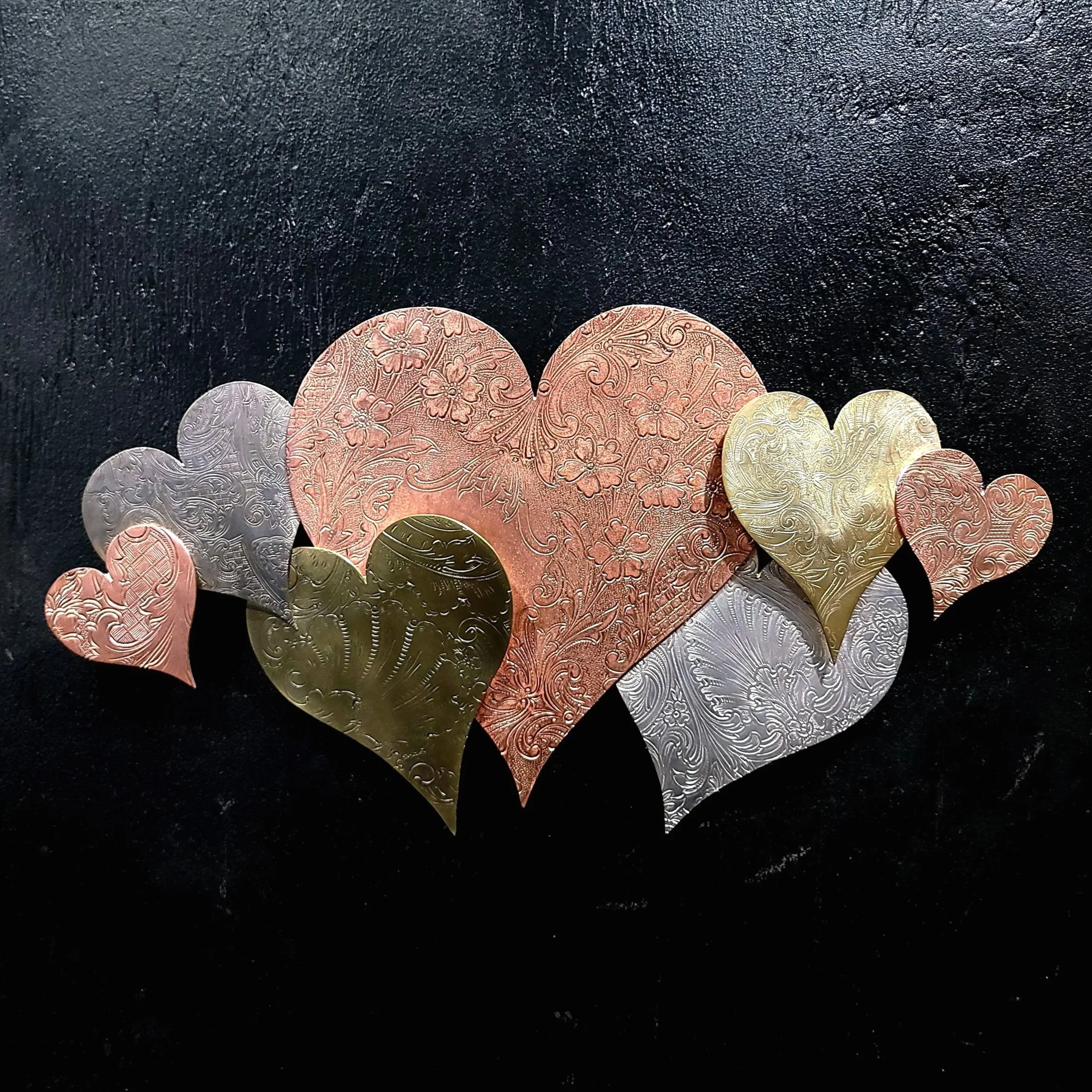 Silver-Plated Heart Cloud #.1572
