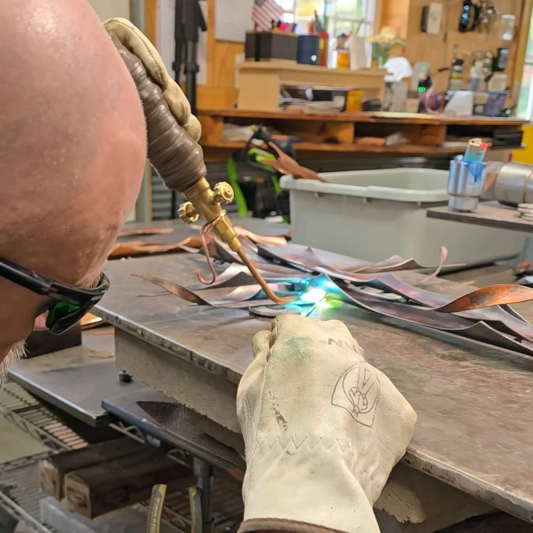 copper-cross-patina-finish-work-in-progress