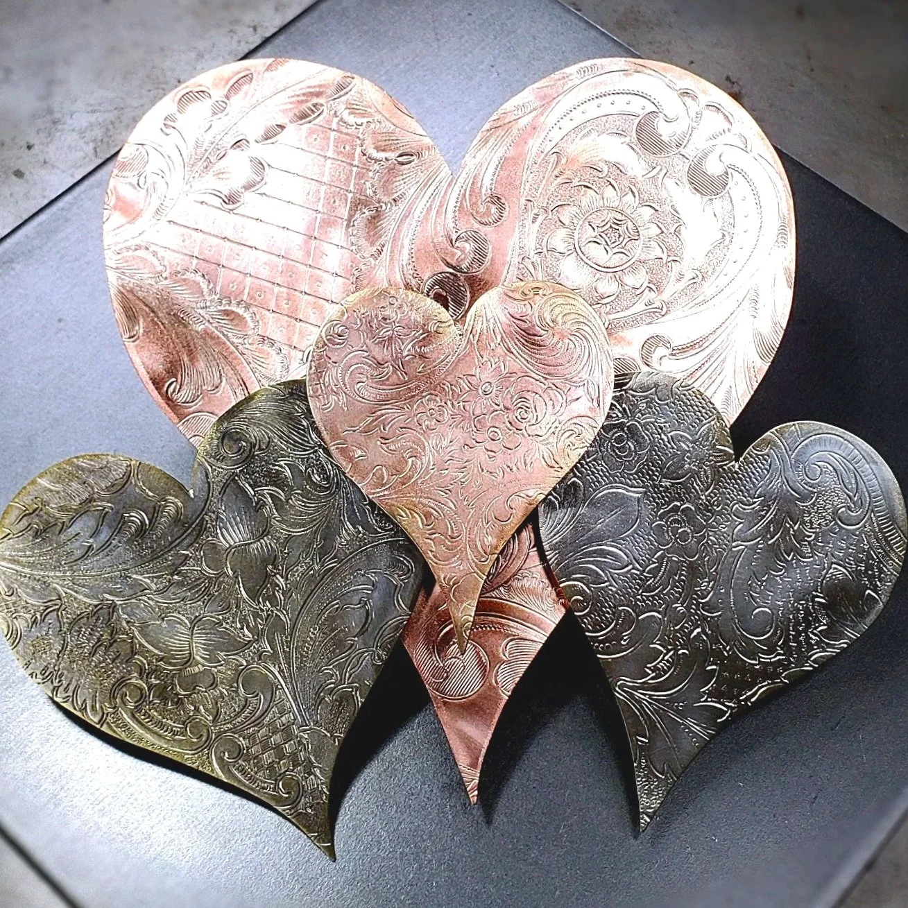 Silver-Plated Heart Cloud #.1579