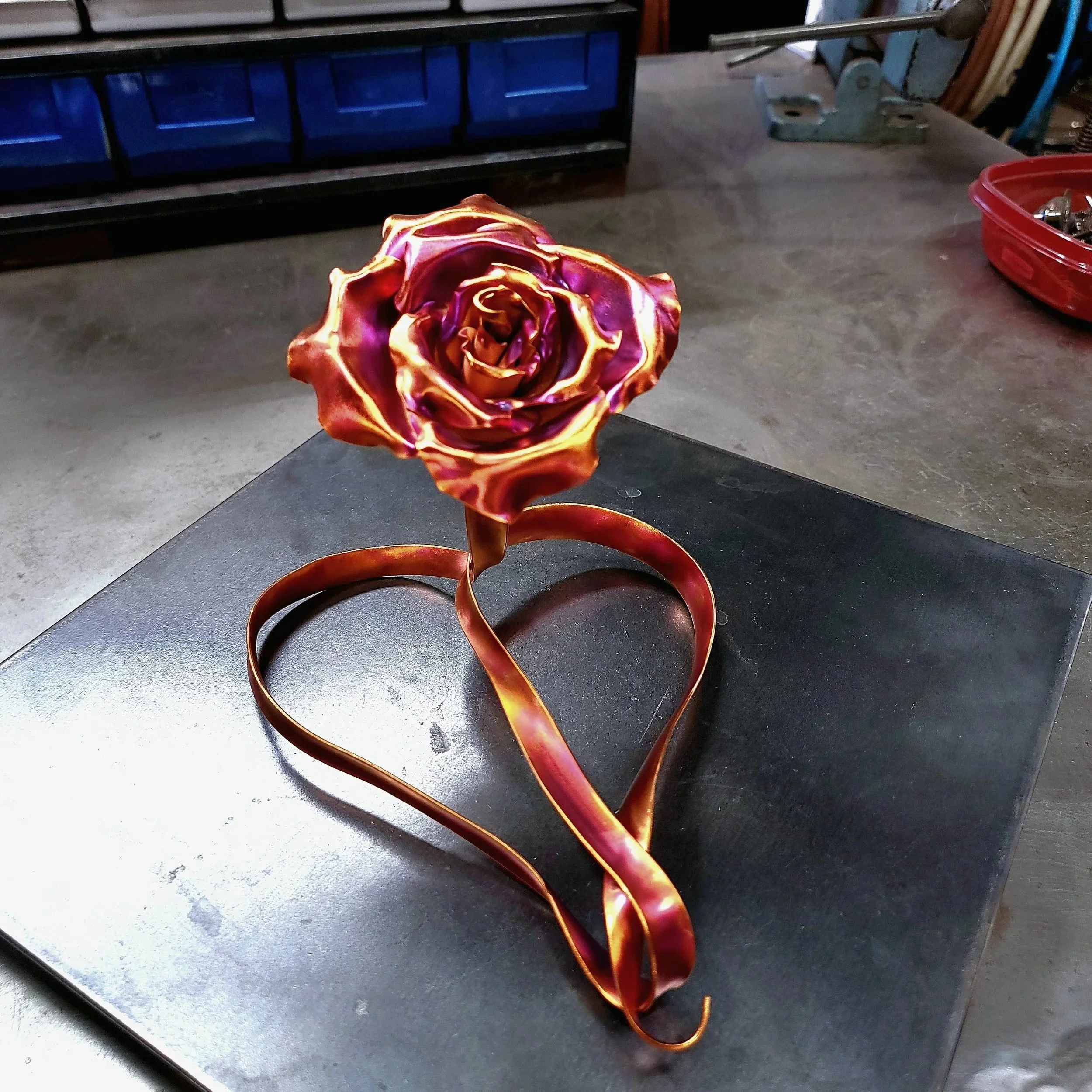ribbon-of-love-heart-rose-sculpture-flame-red