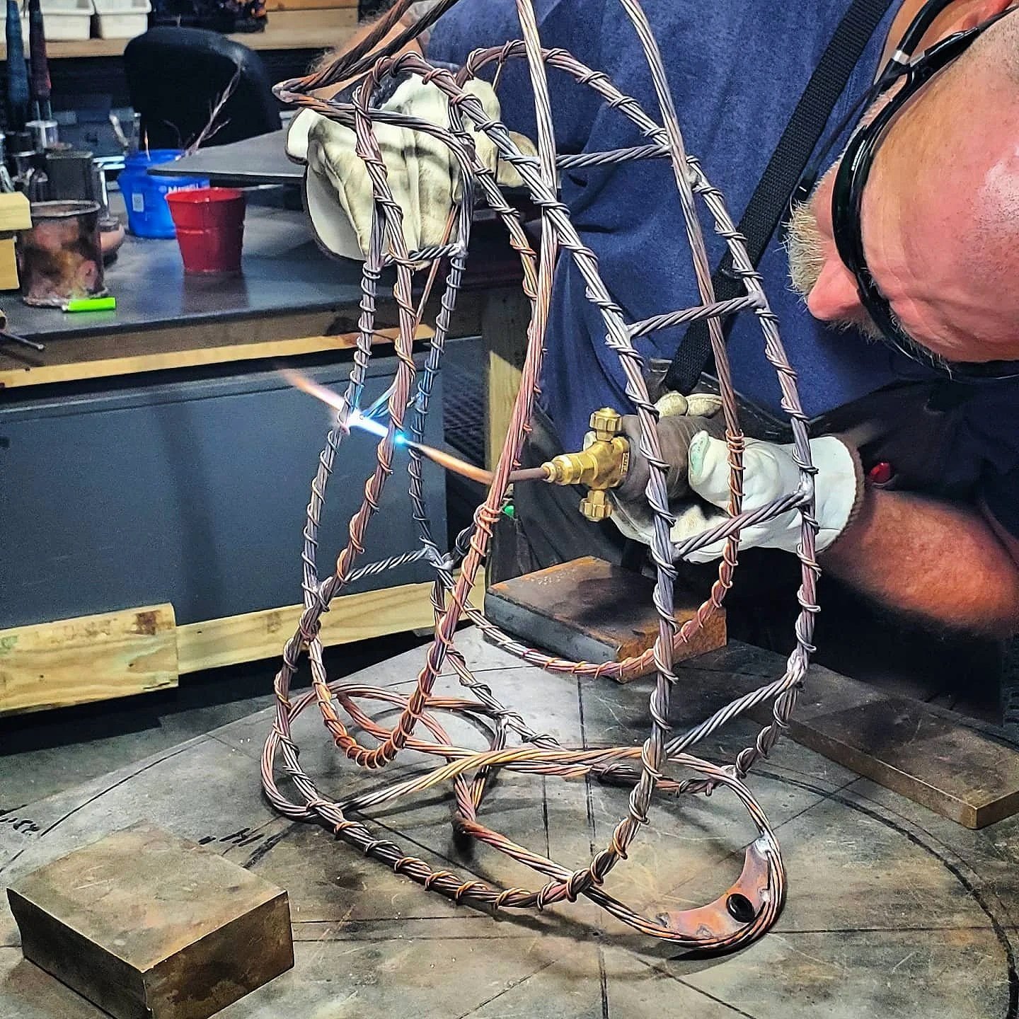 waddles-copper-wire-penguin-lamp-work-in-progress