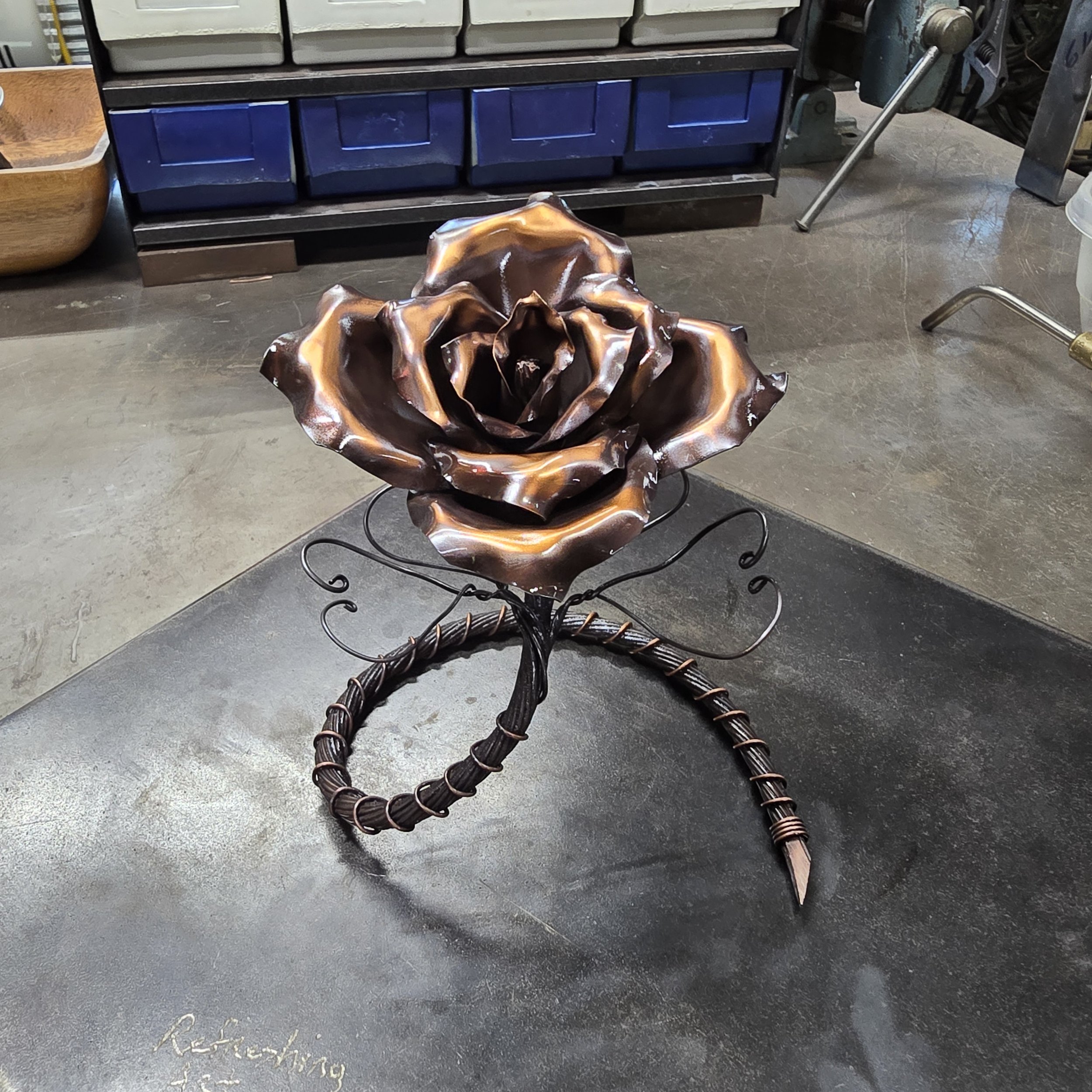 Be Mine Copper Rose #.1383