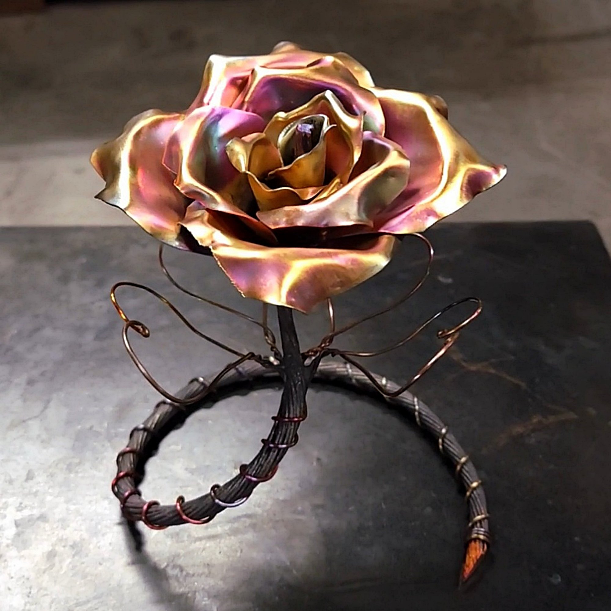 Be Mine Copper Rose #.1383