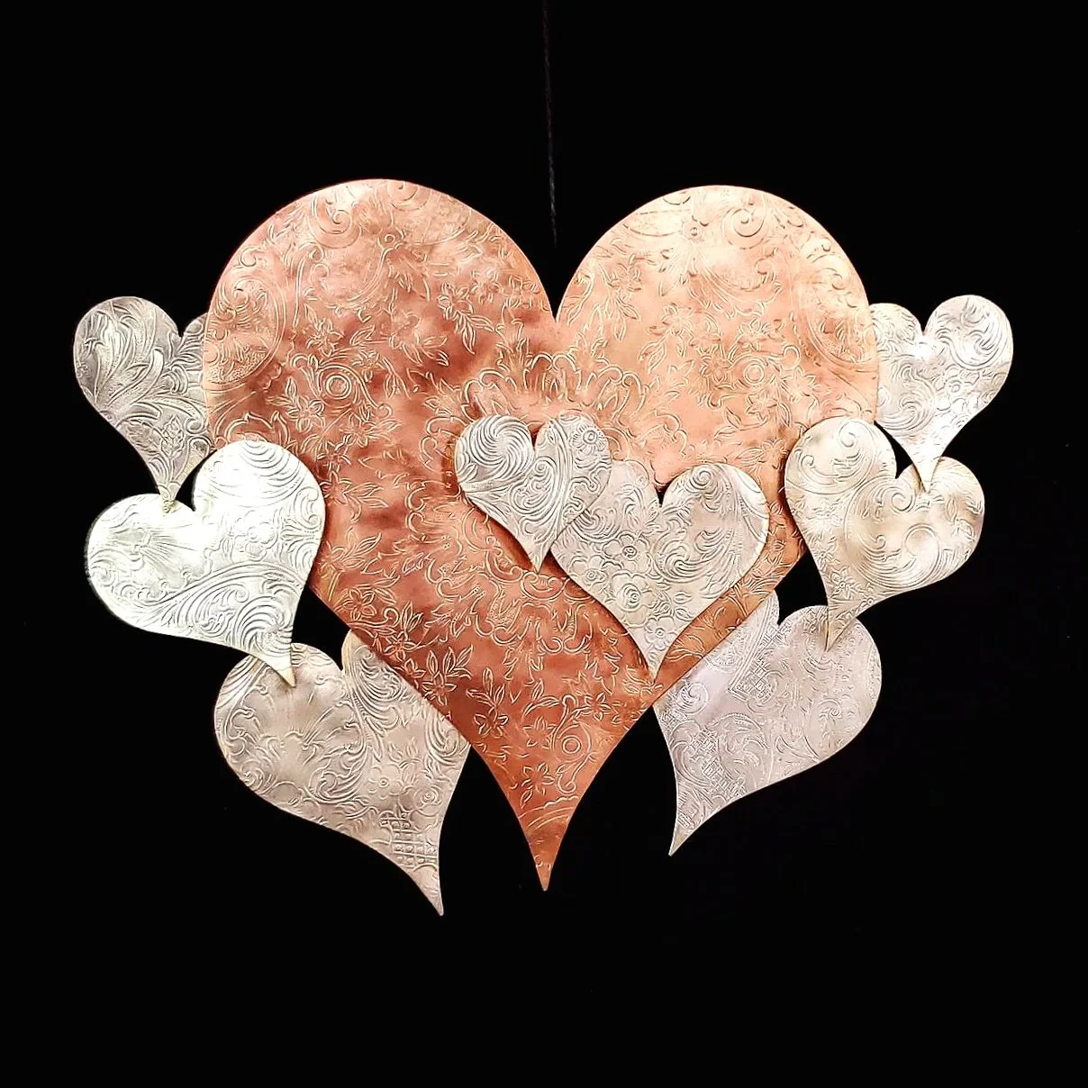 Silver-Plated Heart Cloud #.1575