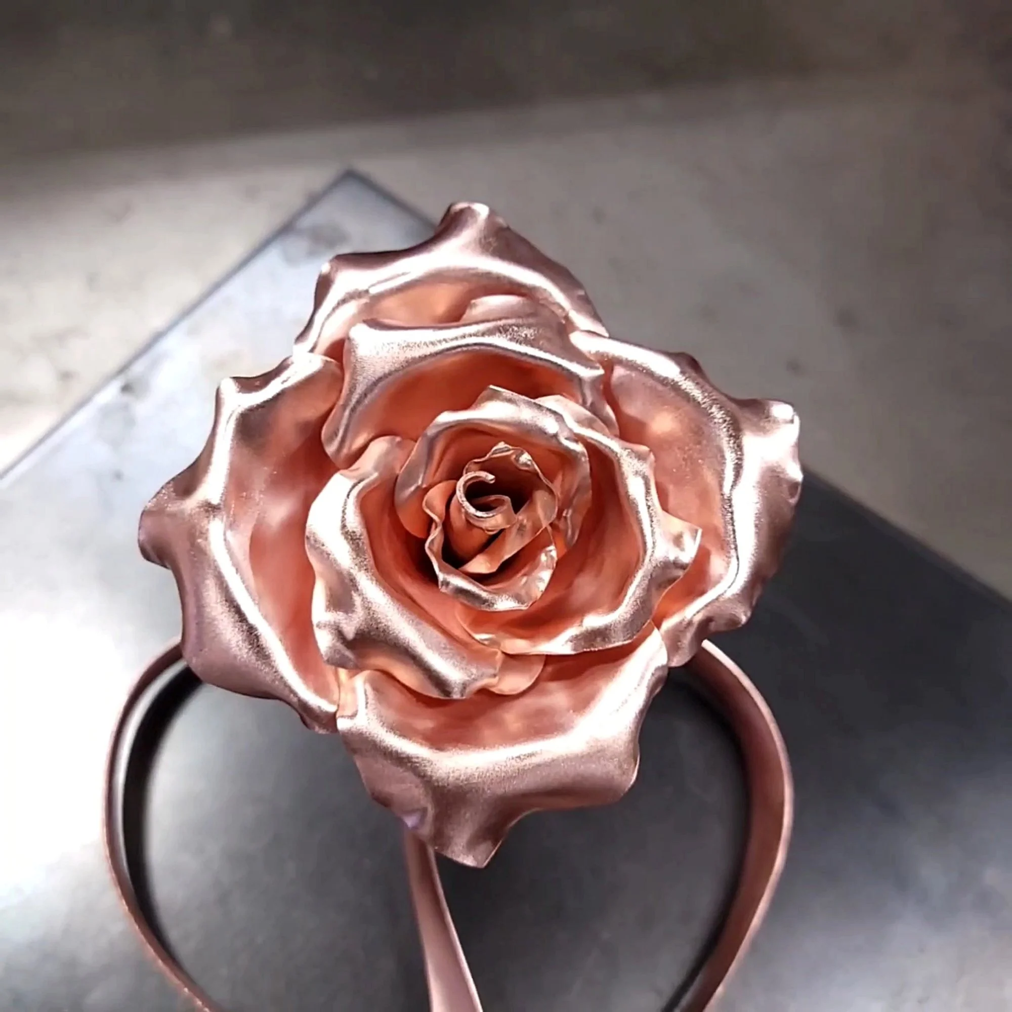 Ribbon of Love Copper Rose #.1787