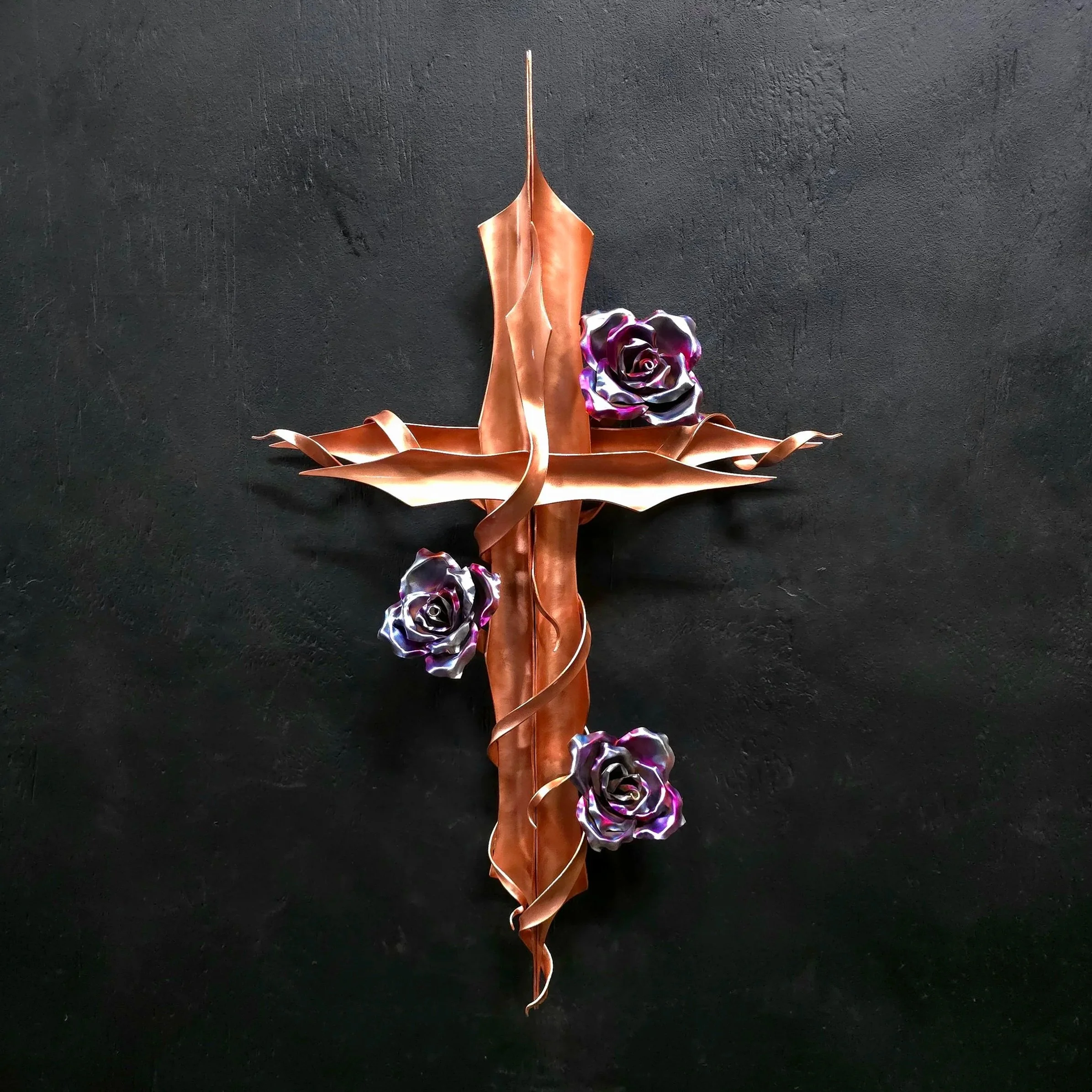 copper-serenity-bright-cross-with-roses-blue-flame