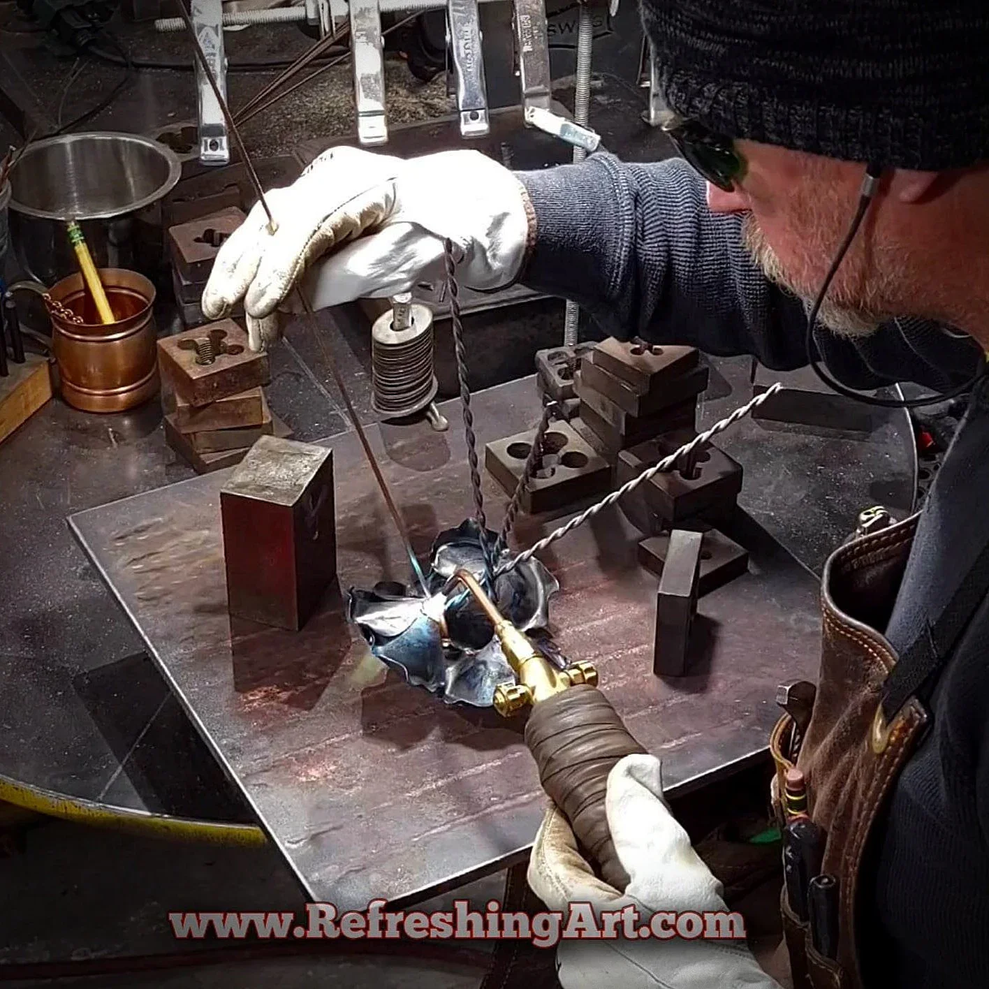 bridesmaid-copper-rose-bouquet-wip