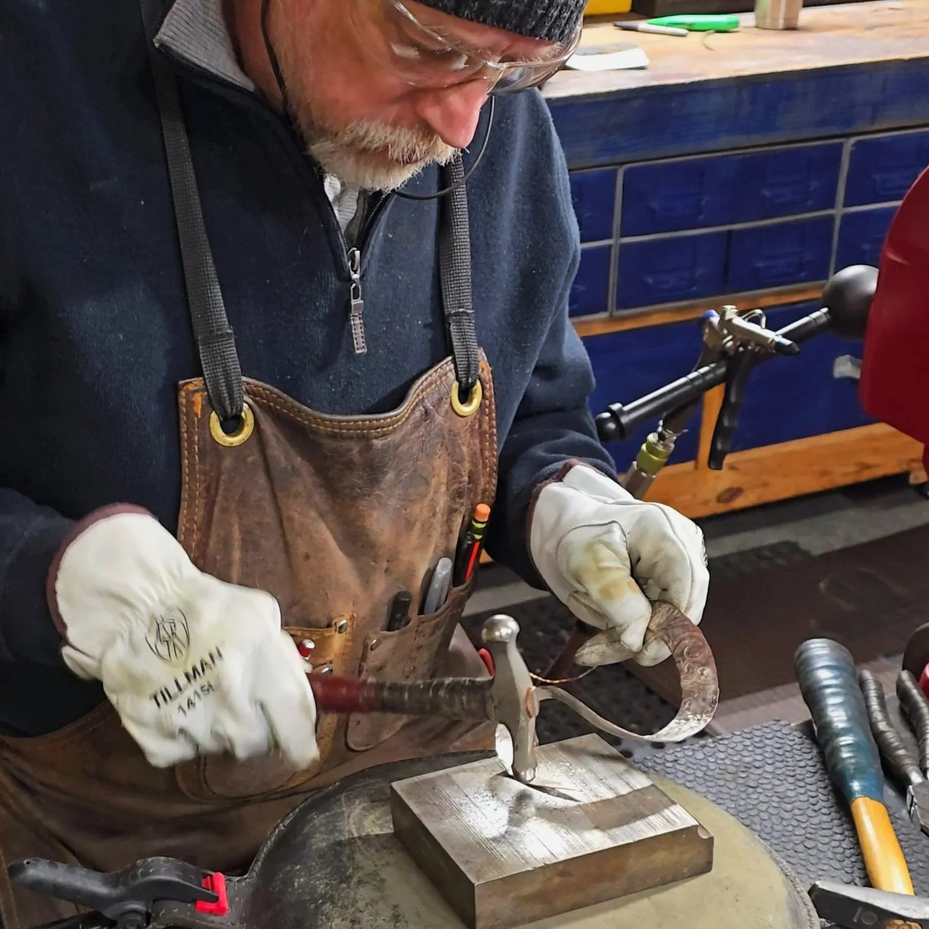 effervescence-silver-plated-metal-wall-art-work-in-progress